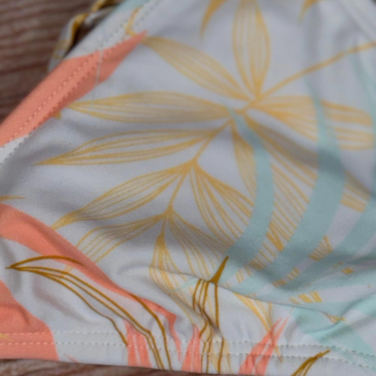 Other Wild Fable Small Floral Bikini Top Size ONE SIZE - 3 Thumbnail