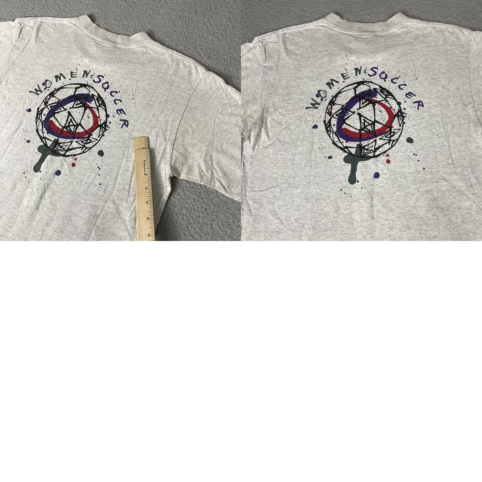 Umbro VINTAGE Umbro TShirt Adult M Grey USA Women Soccer Distressed 90s Single M* Size M / US 6-8 / IT 42-44 - 9 Thumbnail