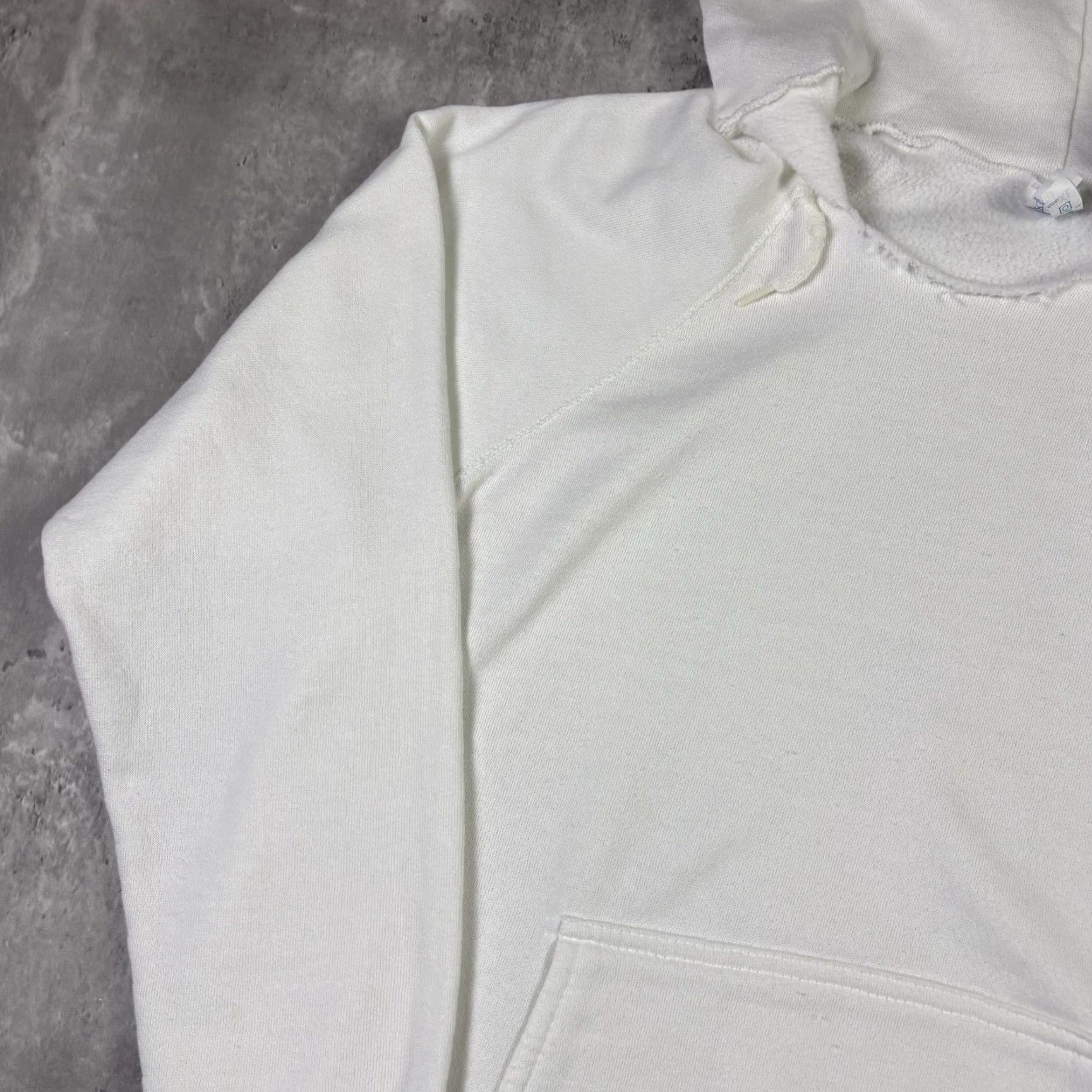 Vintage VINTAGE Artex Hoodie White XL Men Pullover 80s Raglin Cotton Sweatshirt Hooded Performance Gym & Training Size US XL / EU 56 / 4 - 6 Thumbnail