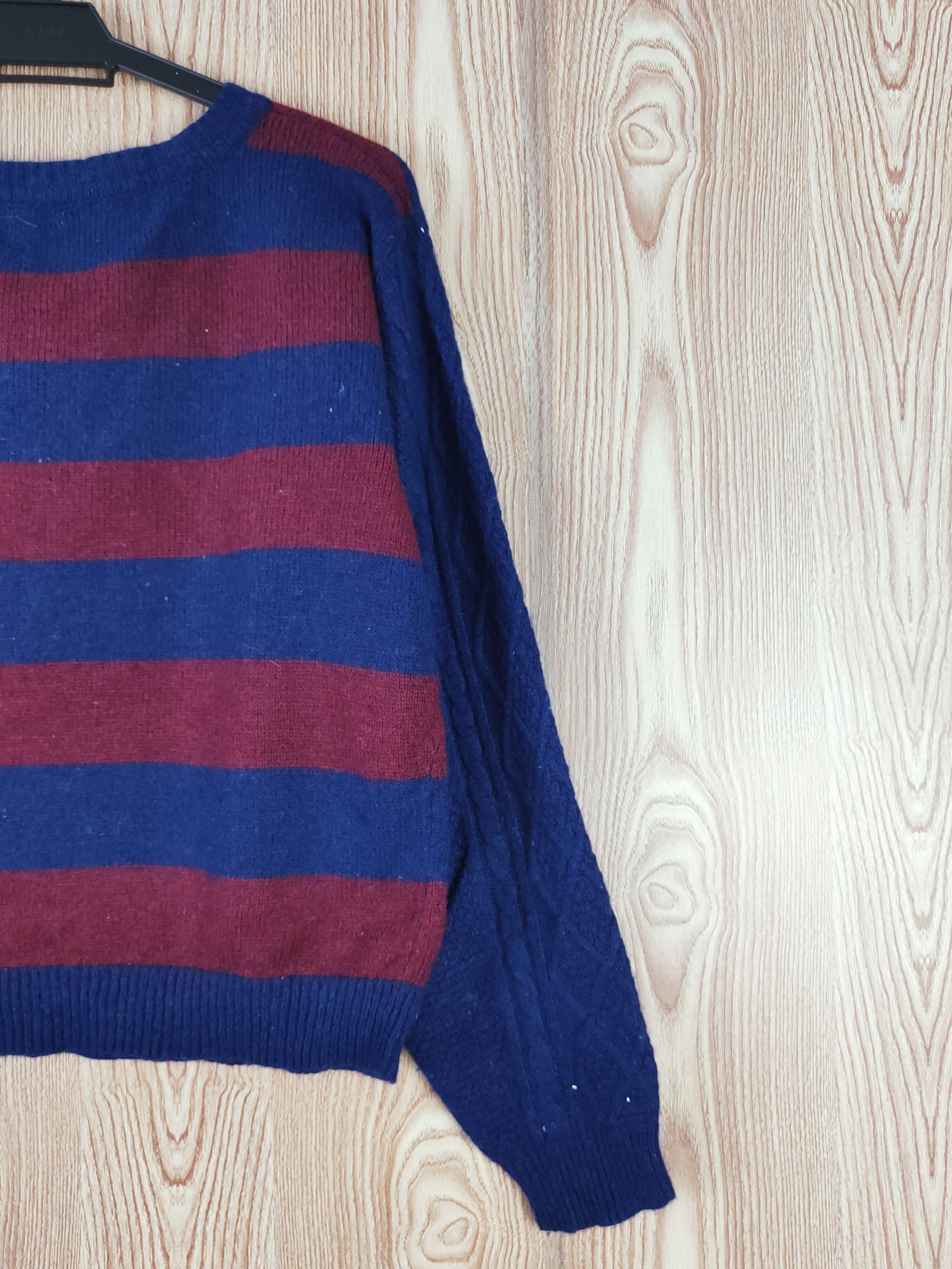 Japanese Brand × Solid and Striped I Love H81 Navy stripe Knitwear Sweatshirts #W471 Size M / US 6-8 / IT 42-44 - 9 Thumbnail