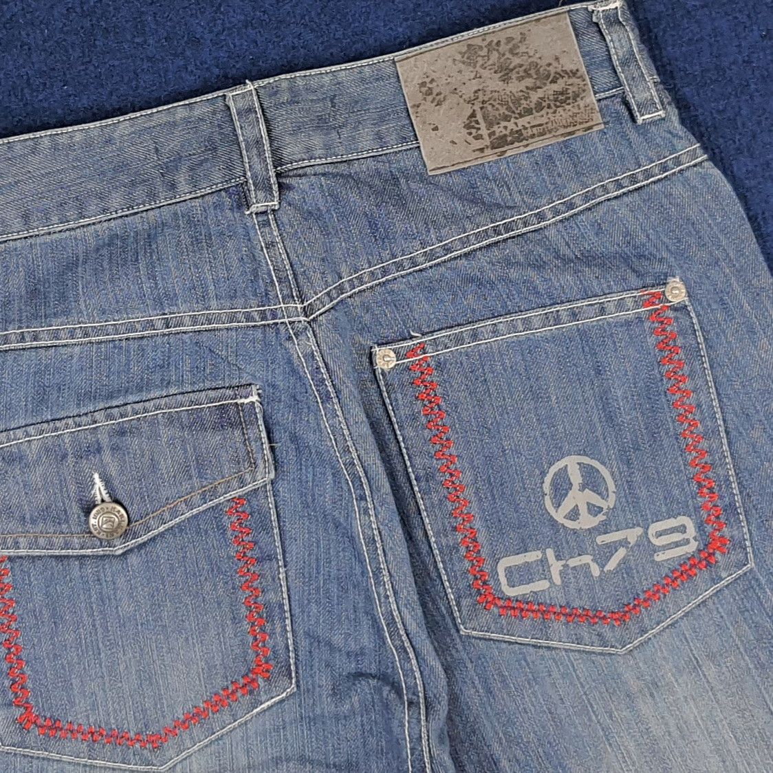 Designer × Karl Kani × Vintage Vintage Karl Kani CH79 Cargo Style Hiphop Designer Jeans Size US 28 / EU 44 - 6 Thumbnail