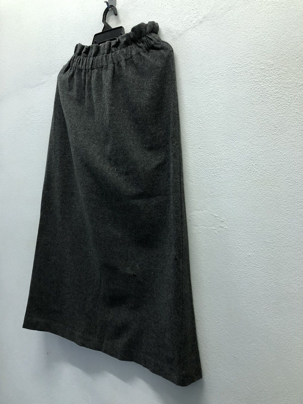 Y's Yohji Yamamoto Iwish Y's bis Made In Japan Wool Maxi Skirt Size 26" / US 2 / IT 38 - 3 Thumbnail