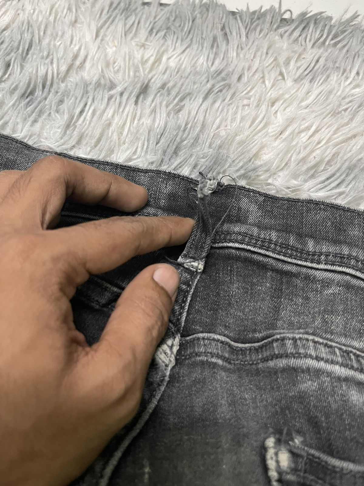 Japanese Brand 2000s DIOR INSPIRED SOFT DENIM STRETCHABLE BRAND DURANTE Size US 32 / EU 48 - 18 Thumbnail