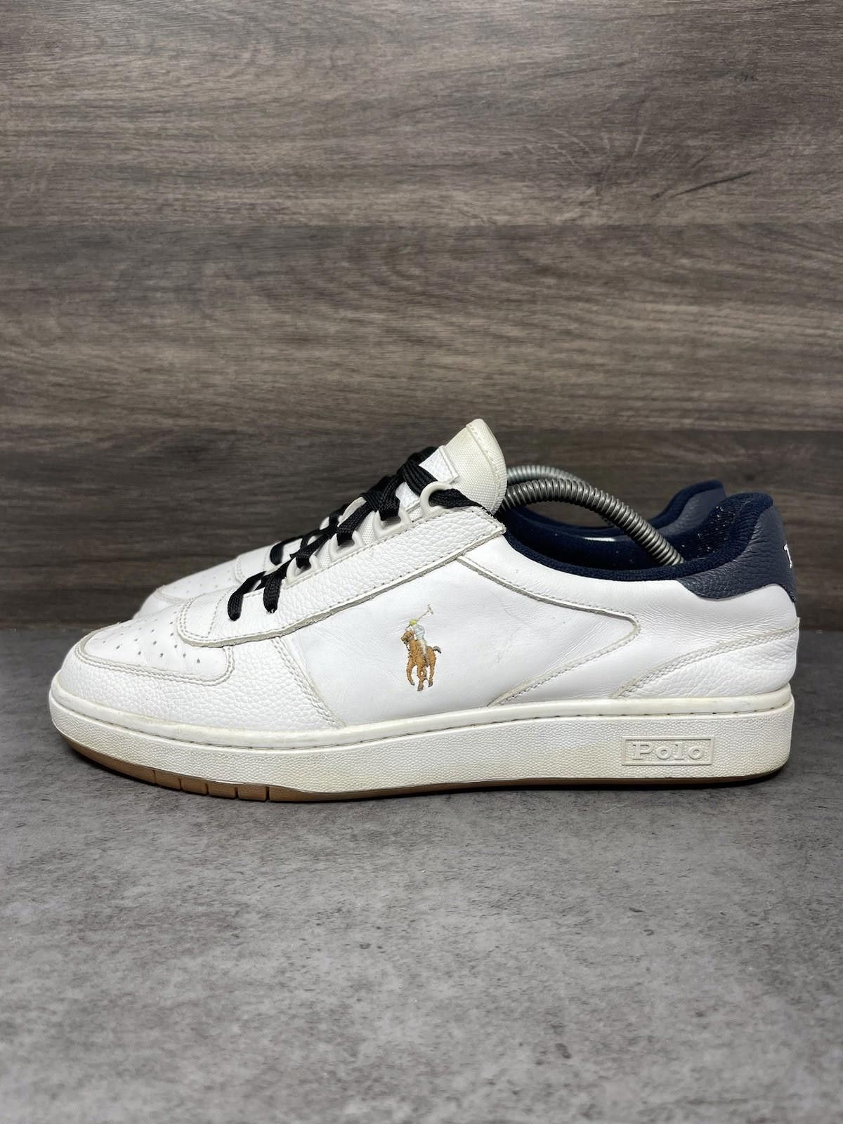 Polo Ralph Lauren Court Leather Sneakers Mens Size 10
