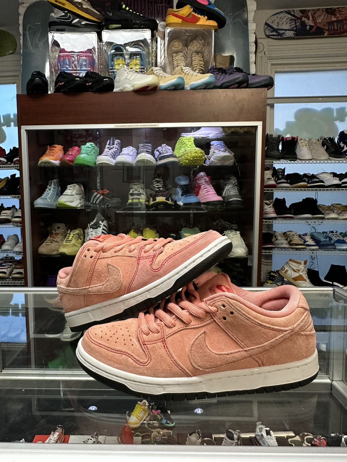 Nike Nike SB ‘Pink Pig’ Dunk Low Size US 6 / EU 39 - 1 Thumbnail