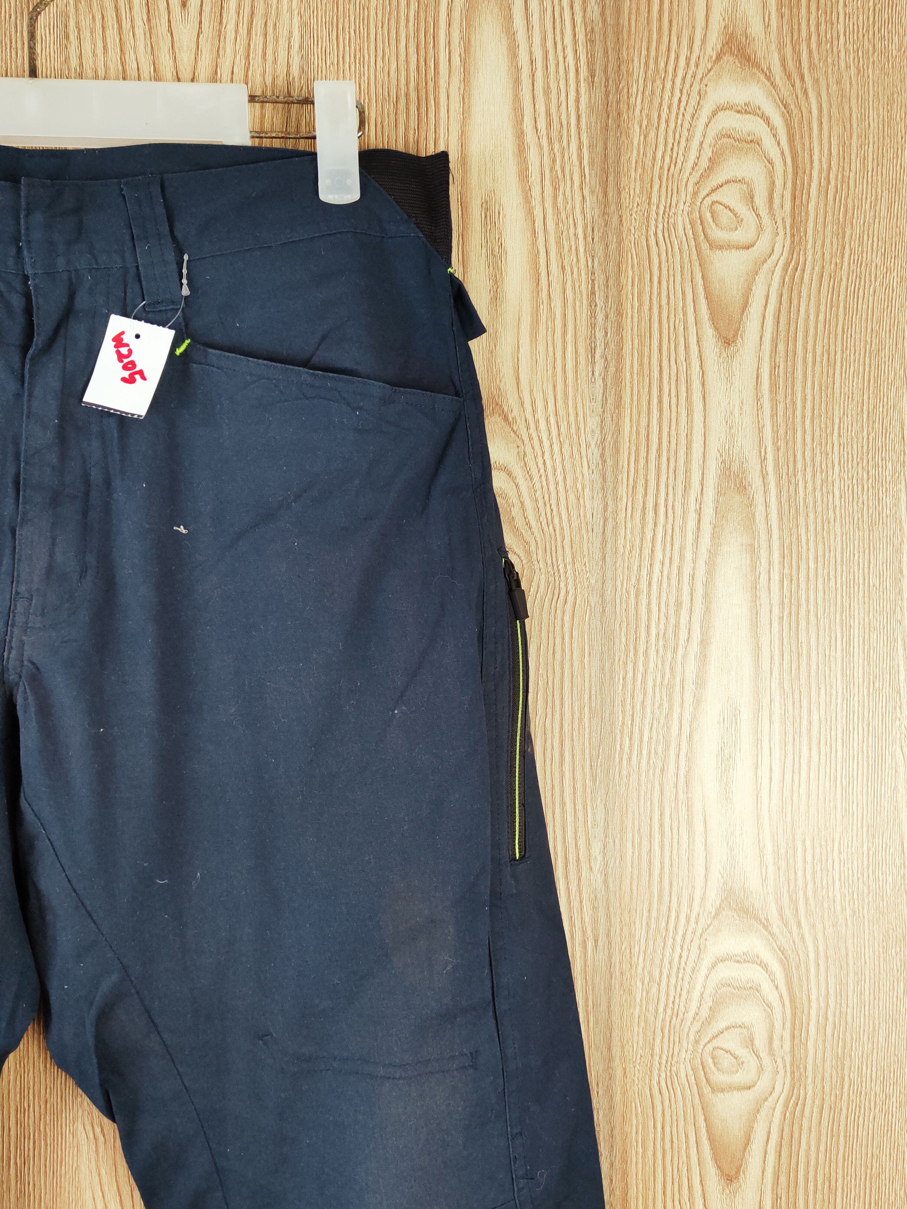 Japanese Brand Slash Navy Multipocket Tactical Cargo Pants #W205 Size US 32 / EU 48 - 6 Thumbnail