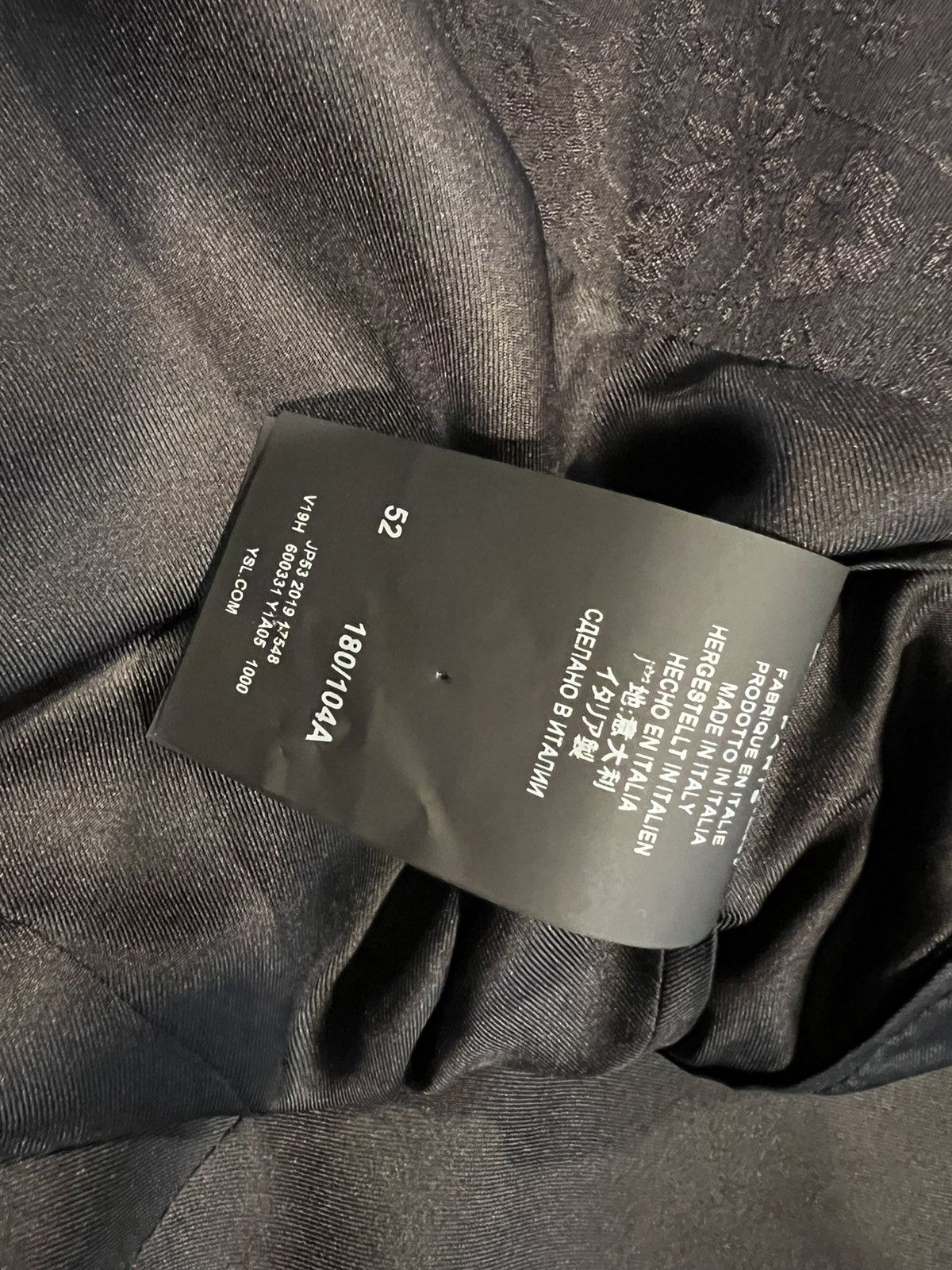 Saint Laurent Paris Saint Laurent jacquard men’s blazer. 52/42. $3650 Size 42R - 5 Thumbnail