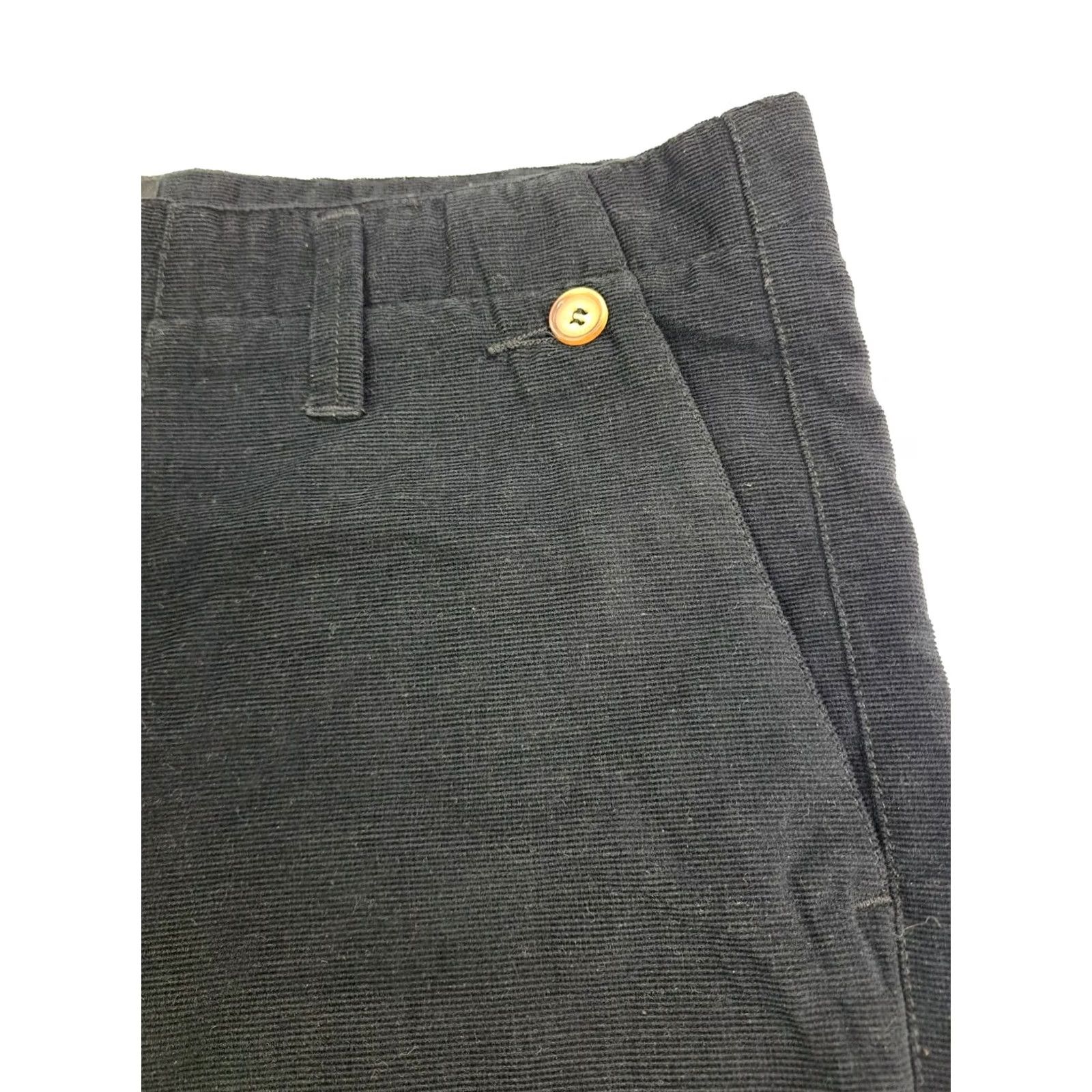 Hurley Hurley Mens Corduroy Black Chino Shorts Pockets Size 32 Regular Inseam 9in Zipper Button Logo Front Casual Beach Summer Spring Fall Chino Mens Size US 32 / EU 48 - 7 Thumbnail