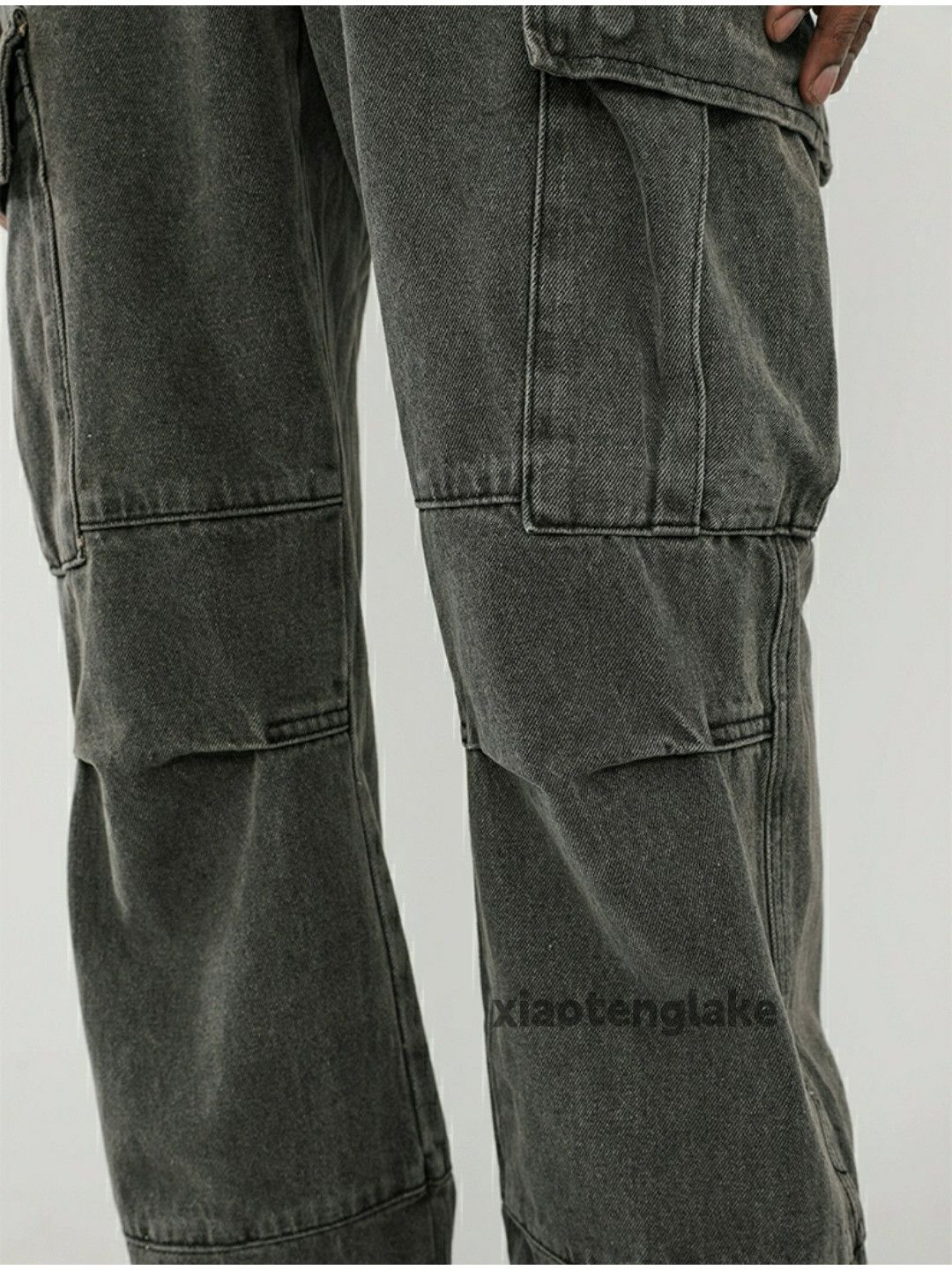 Jean × Vintage washed faded y2k skate hiphop baggy cargo jeans Size US 32 / EU 48 - 6 Thumbnail