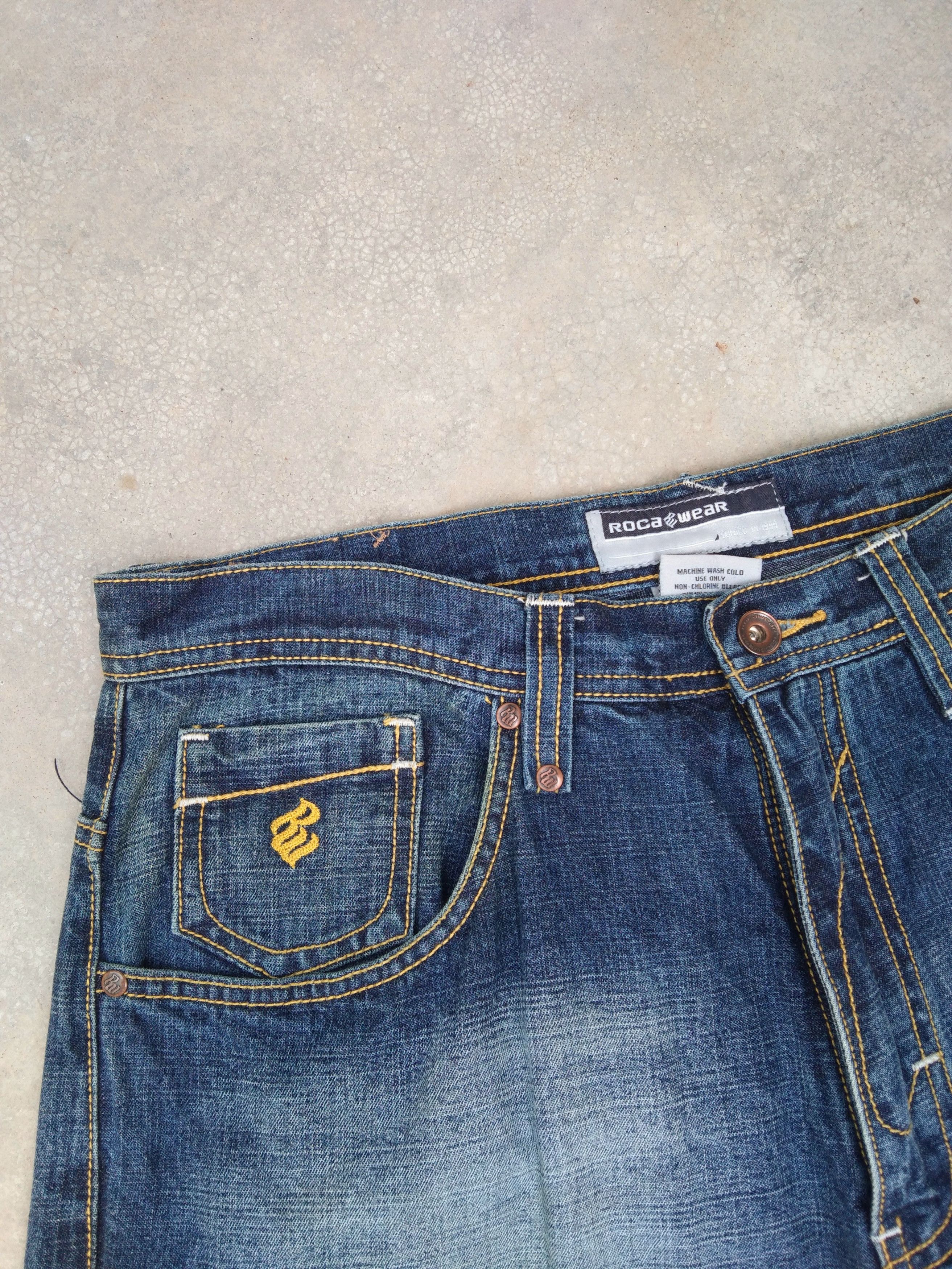 Rocawear Vintage Rocawear Baggy Jeans 34x32 Size US 34 / EU 50 - 4 Thumbnail