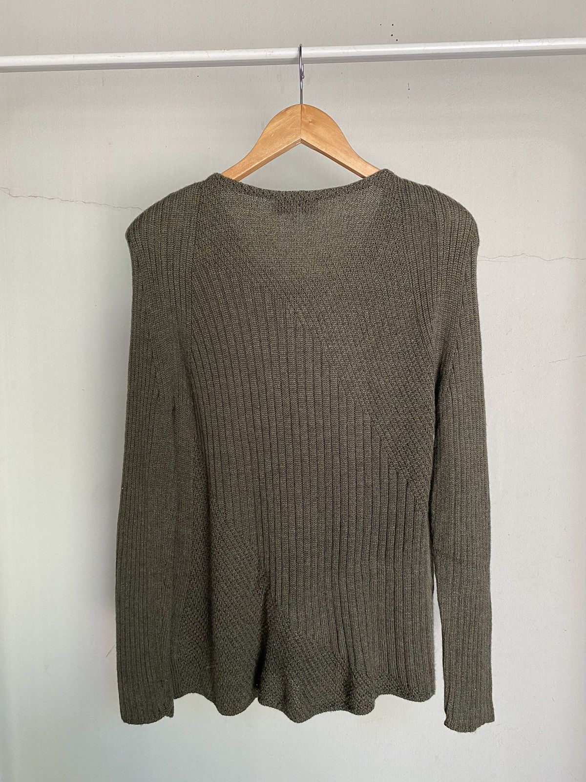 Valentino VALENTINO Olive Knit Cardigan Size ONE SIZE - 5 Thumbnail