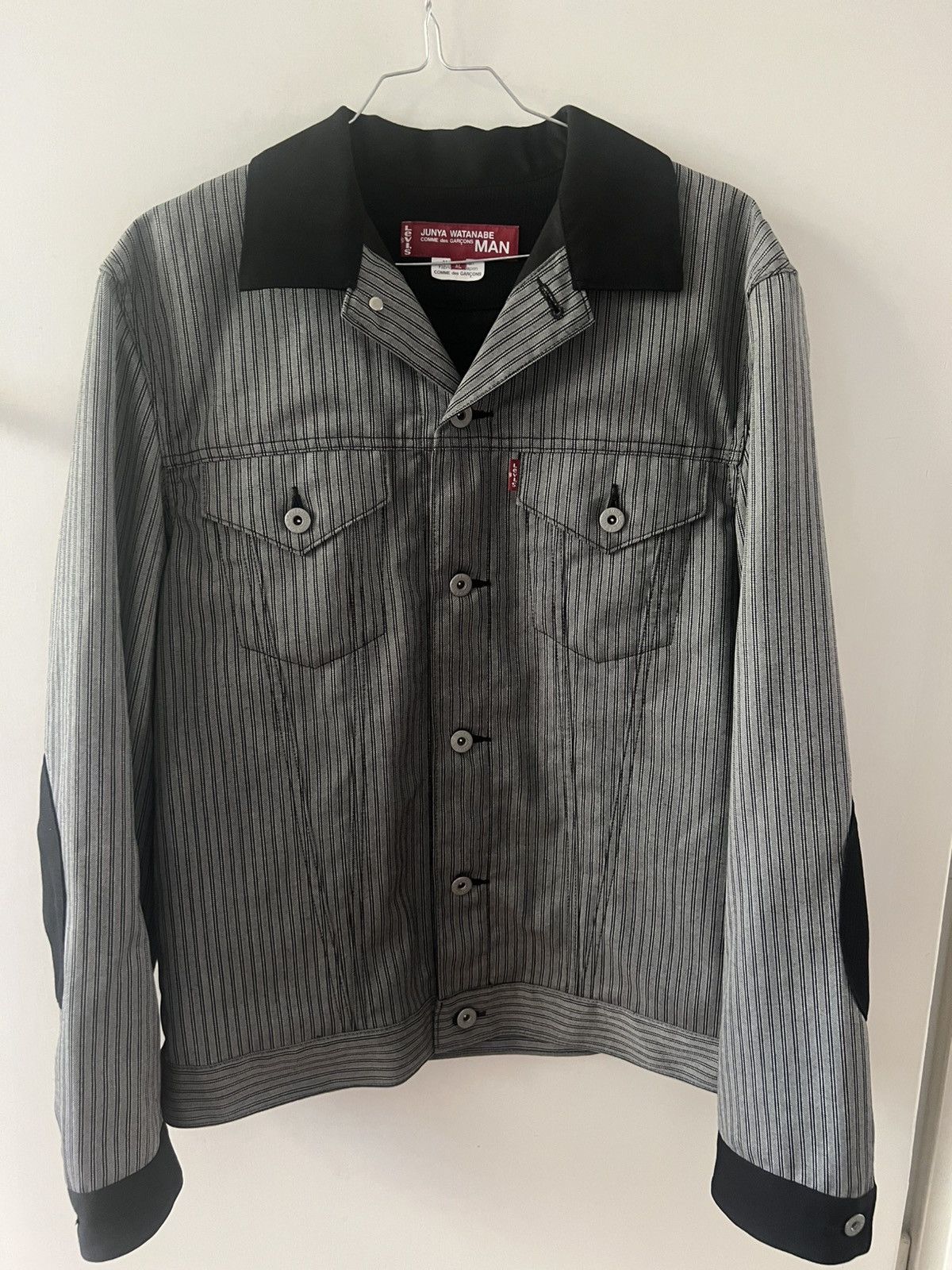 Junya Watanabe × Levi's Junya Watanabe Man x Levi's striped Type 3 Jeans Jacket Size US L / EU 52-54 / 3 - 1 Thumbnail