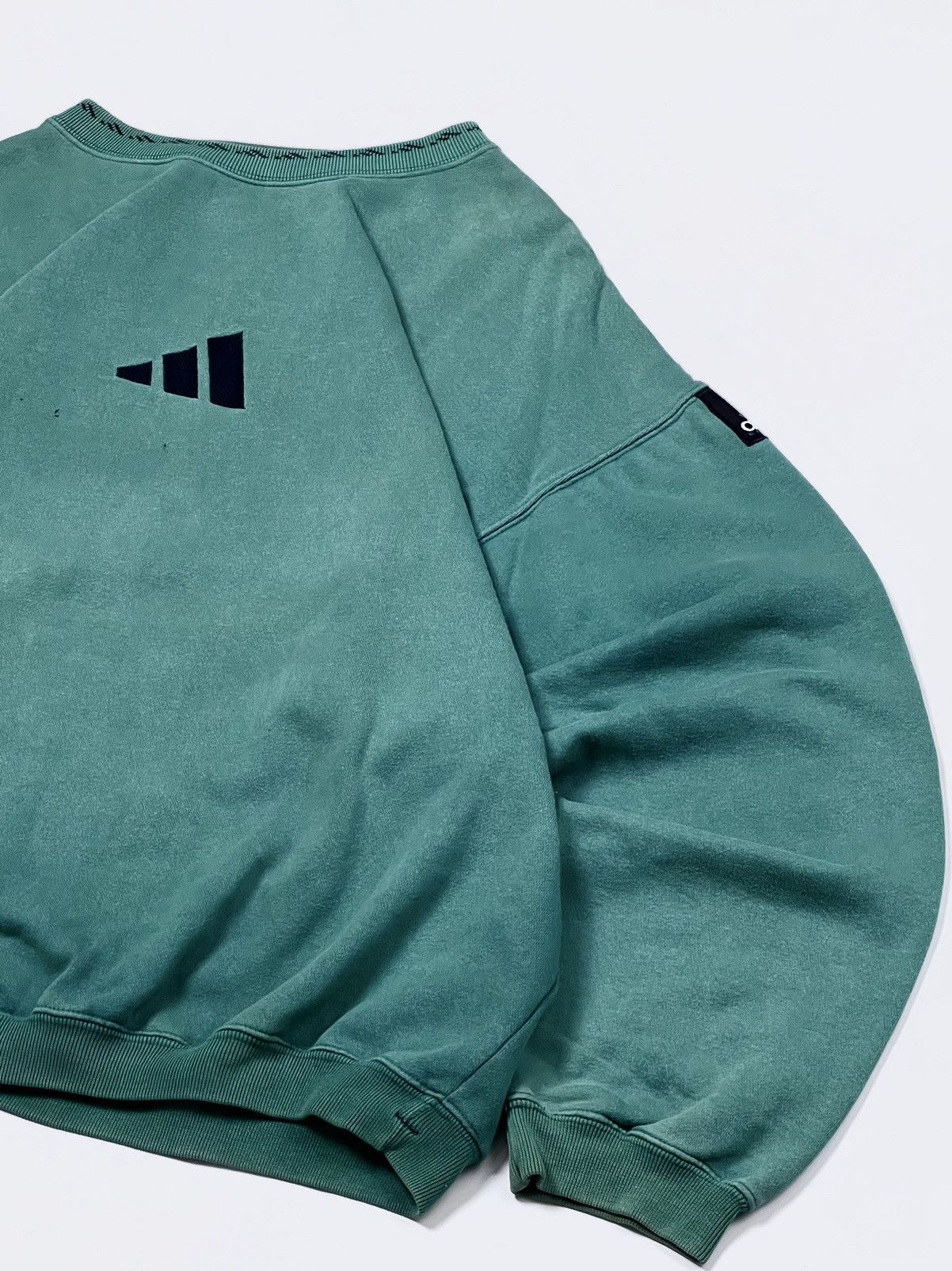 Adidas 1990s Adidas Equipment Green Crewneck Sweatshirt Vintage Size US L / EU 52-54 / 3 - 5 Thumbnail