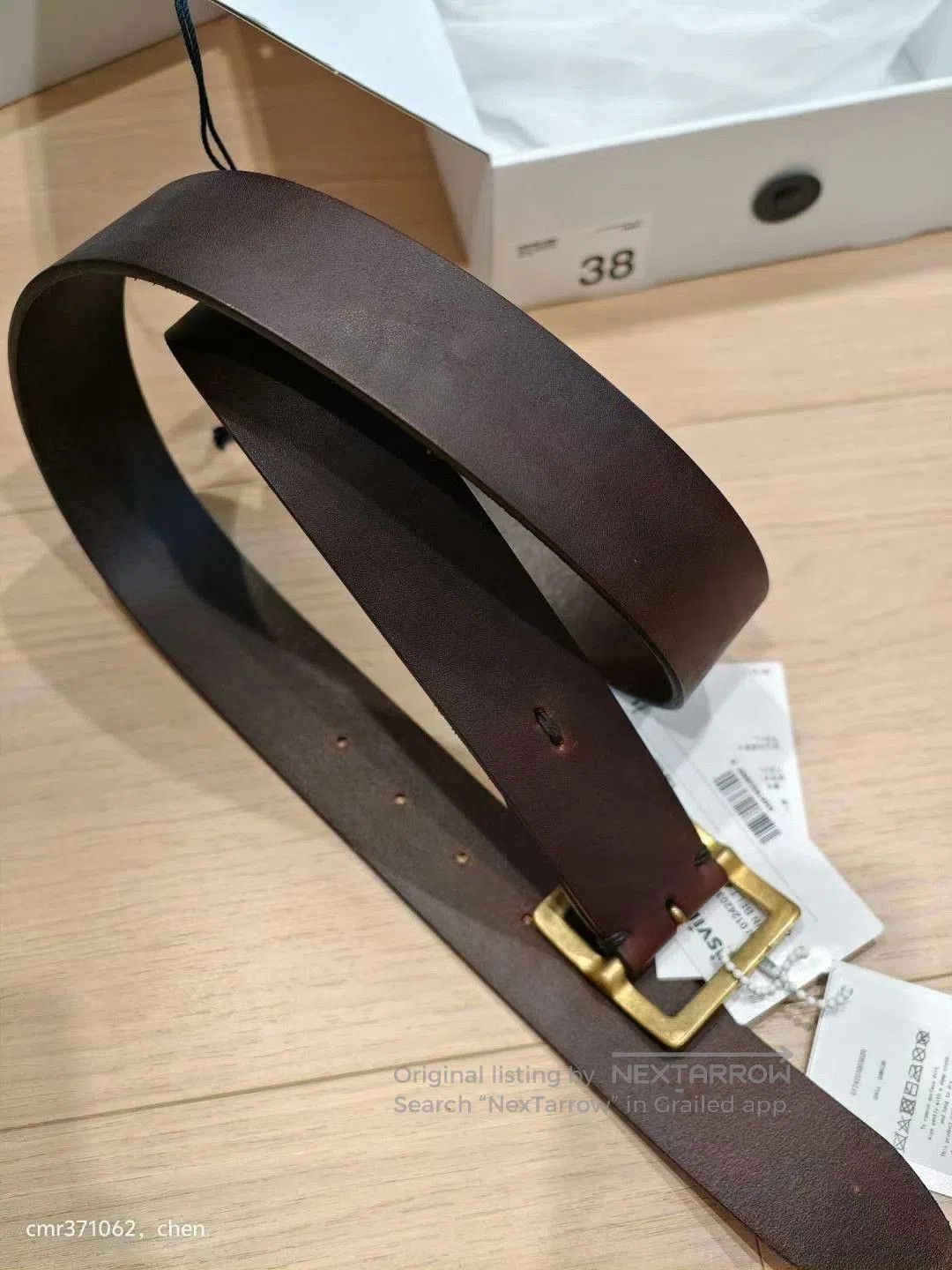Visvim VISVIM 24AW PLAIN BELT 40MM. Size ONE SIZE - 5 Thumbnail