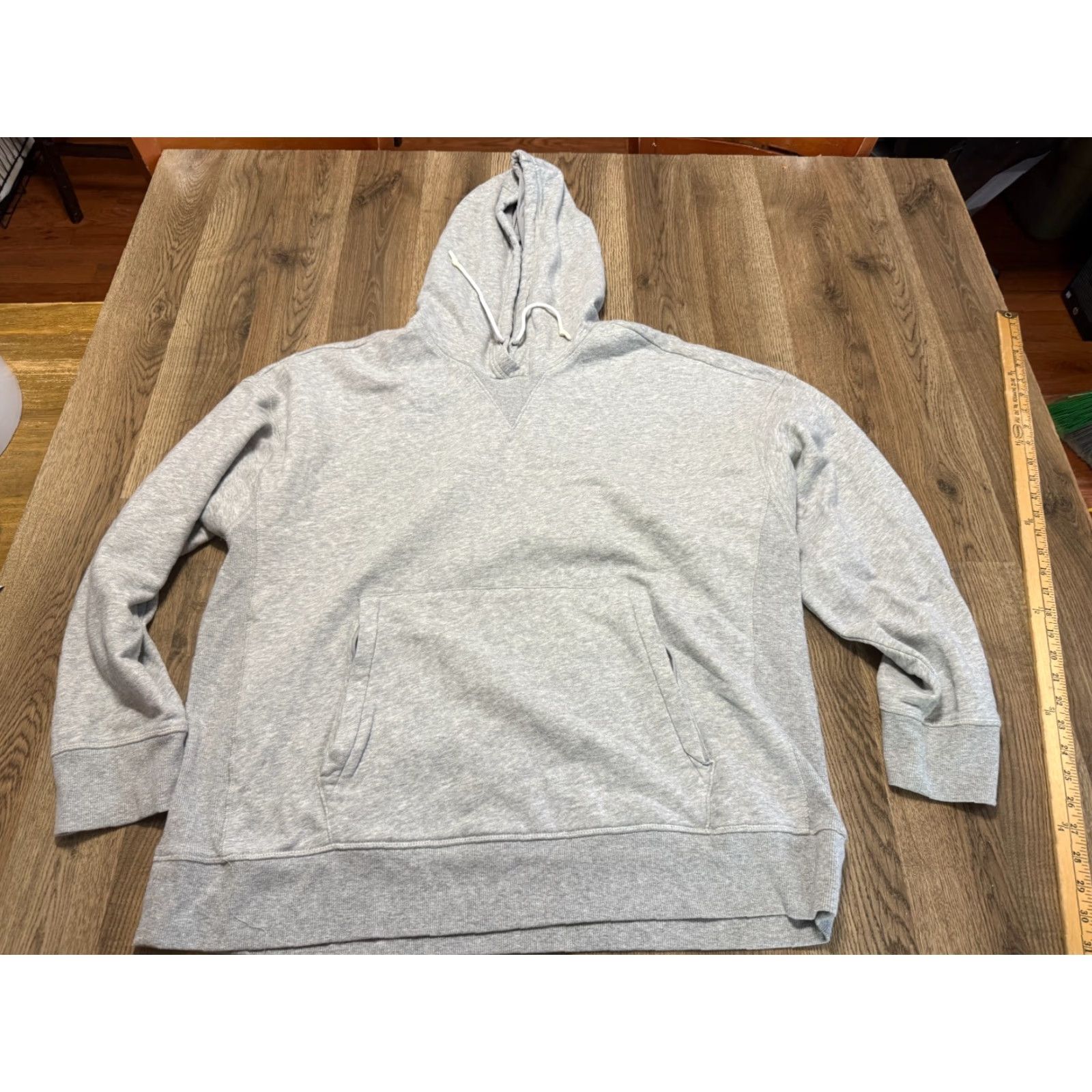 Vintage All In Motion Hoodie Men's XXL Gray Pullover Sweatshirt Drawstring Size US XXL / EU 58 / 5 - 2 Thumbnail