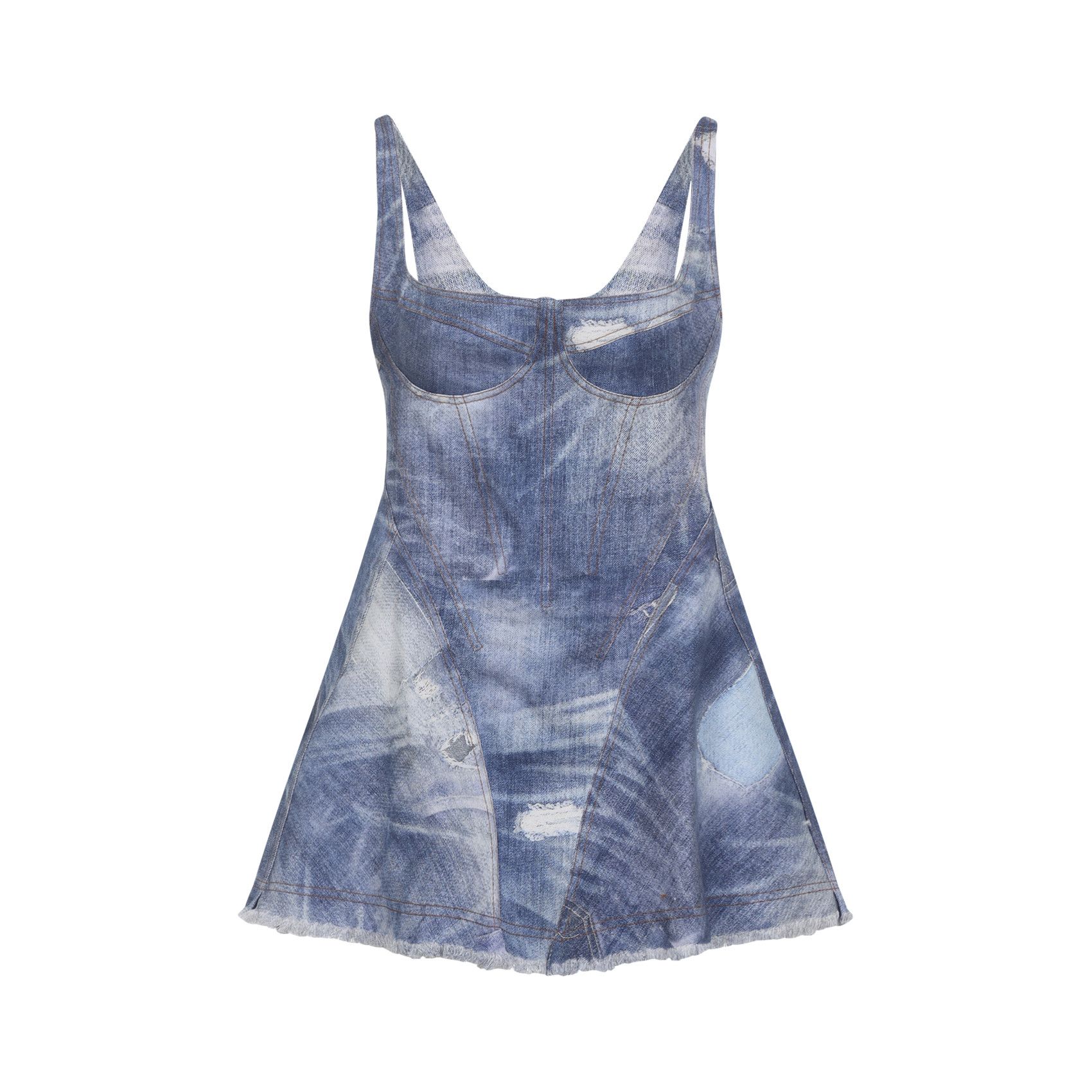 Roberto Cavalli Roberto Cavalli Cotton Mini Dress Size M / US 6-8 / IT 42-44 - 1 Thumbnail