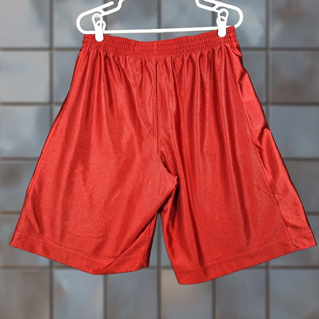 Nike VINTAGE Nike Shorts Mens Medium Red Dazzle Baggy Swoosh 90s Basketball Y2K Mens Size US 31 - 1 Thumbnail