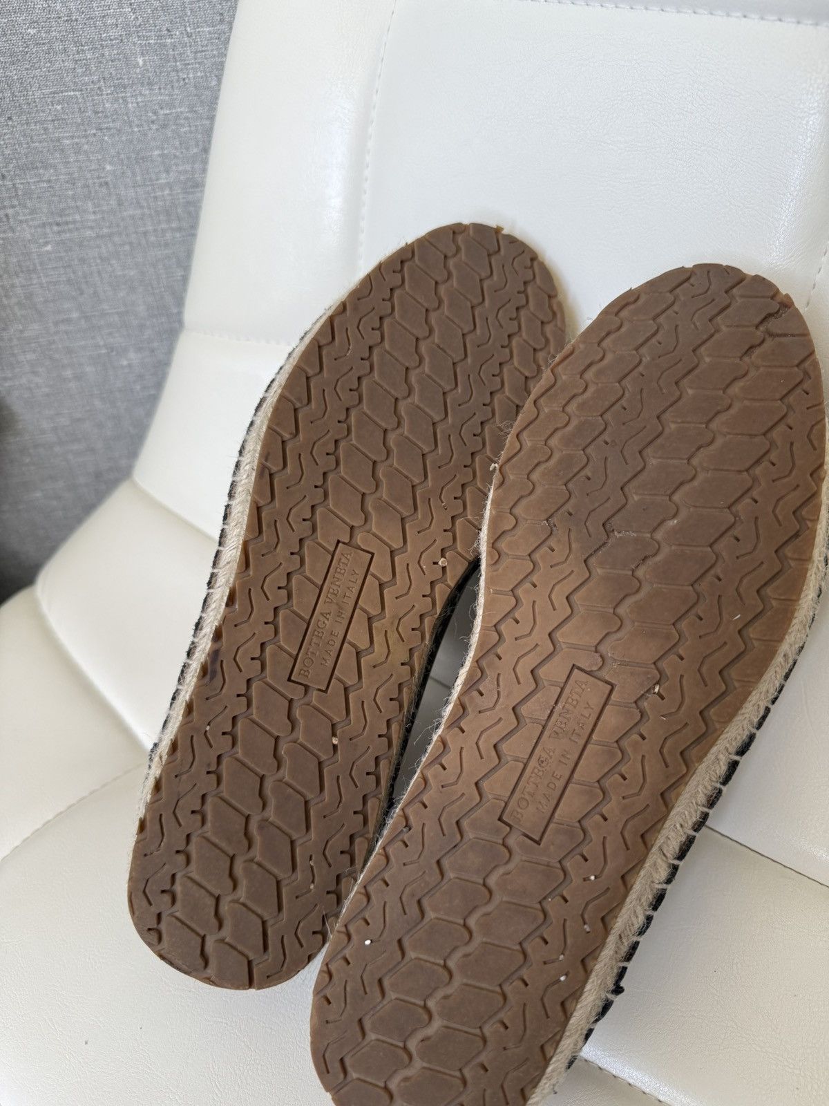 Bottega Veneta Bottega Veneta Woven Leather Loafers Shoes Espadrille Sole Size US 8 / EU 41 - 21 Thumbnail