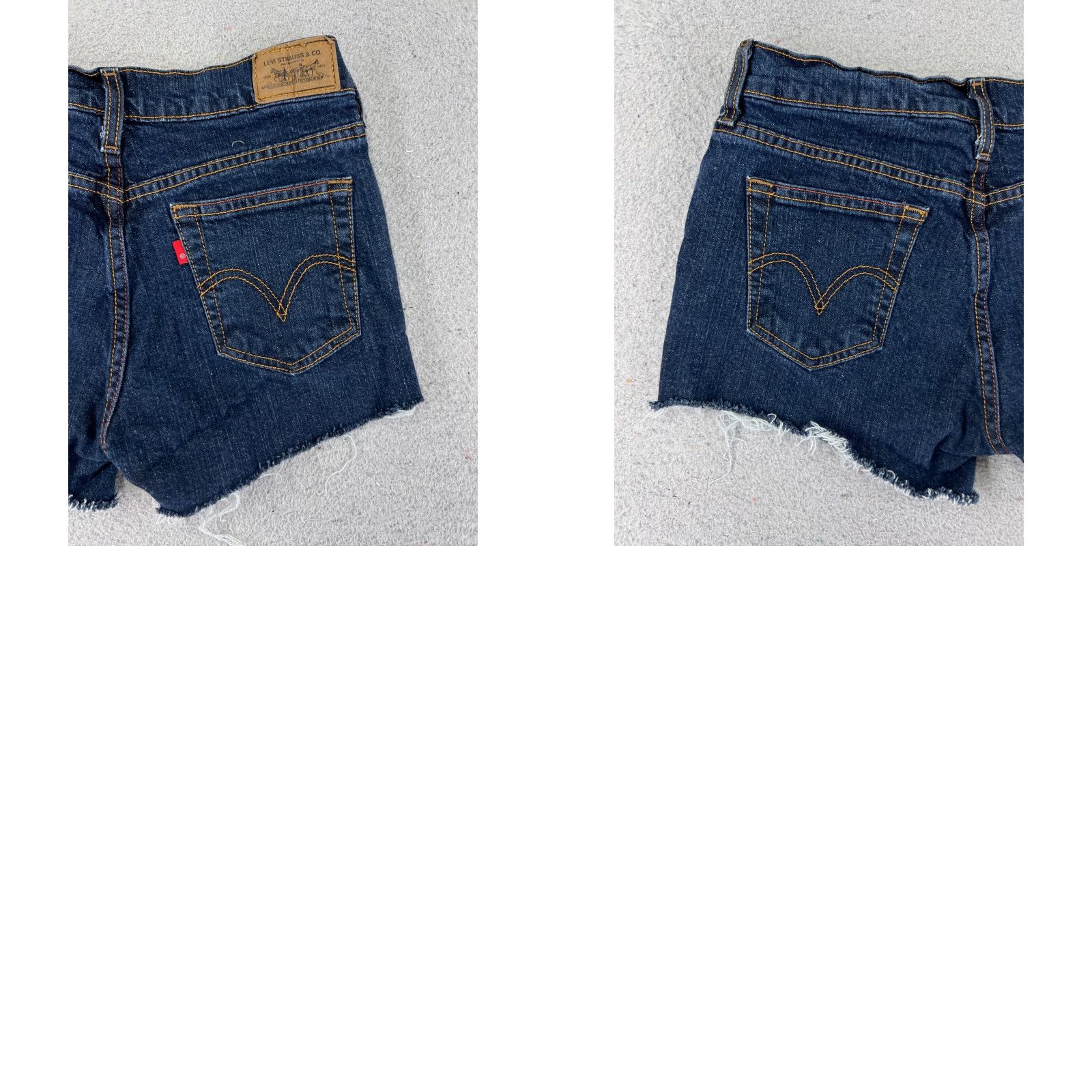 Levi's Levi's Shorts Womens 4 Blue Denim Jean 505 Cutoff Dark Wash Cotton Blend 26x3 Short Casual Womens Size 27" / US 4 / IT 40 - 9 Thumbnail