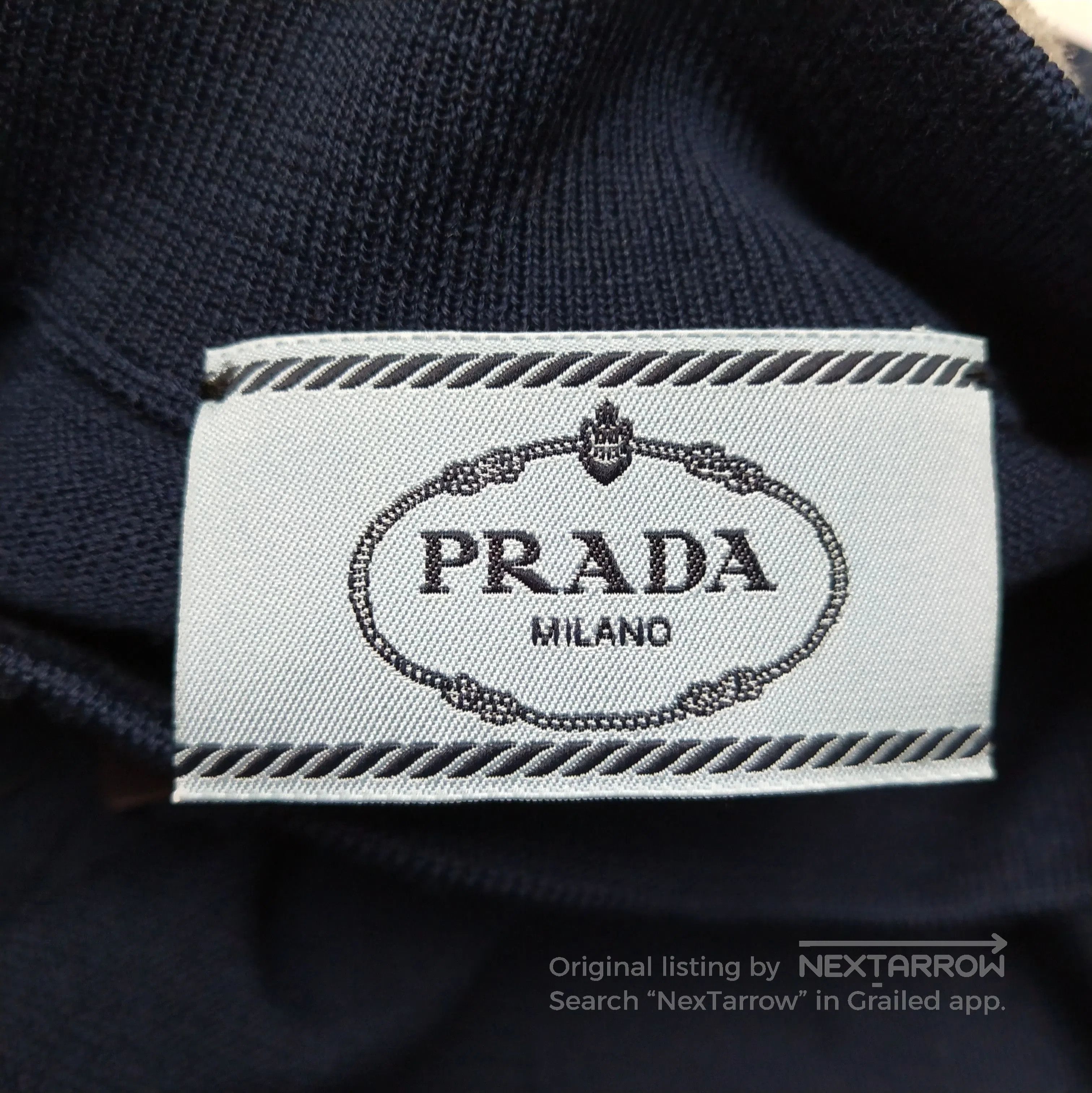 Prada Prada Color Block Short Sleeve Knit Top 0089. Size L / US 10 / IT 46 - 3 Thumbnail