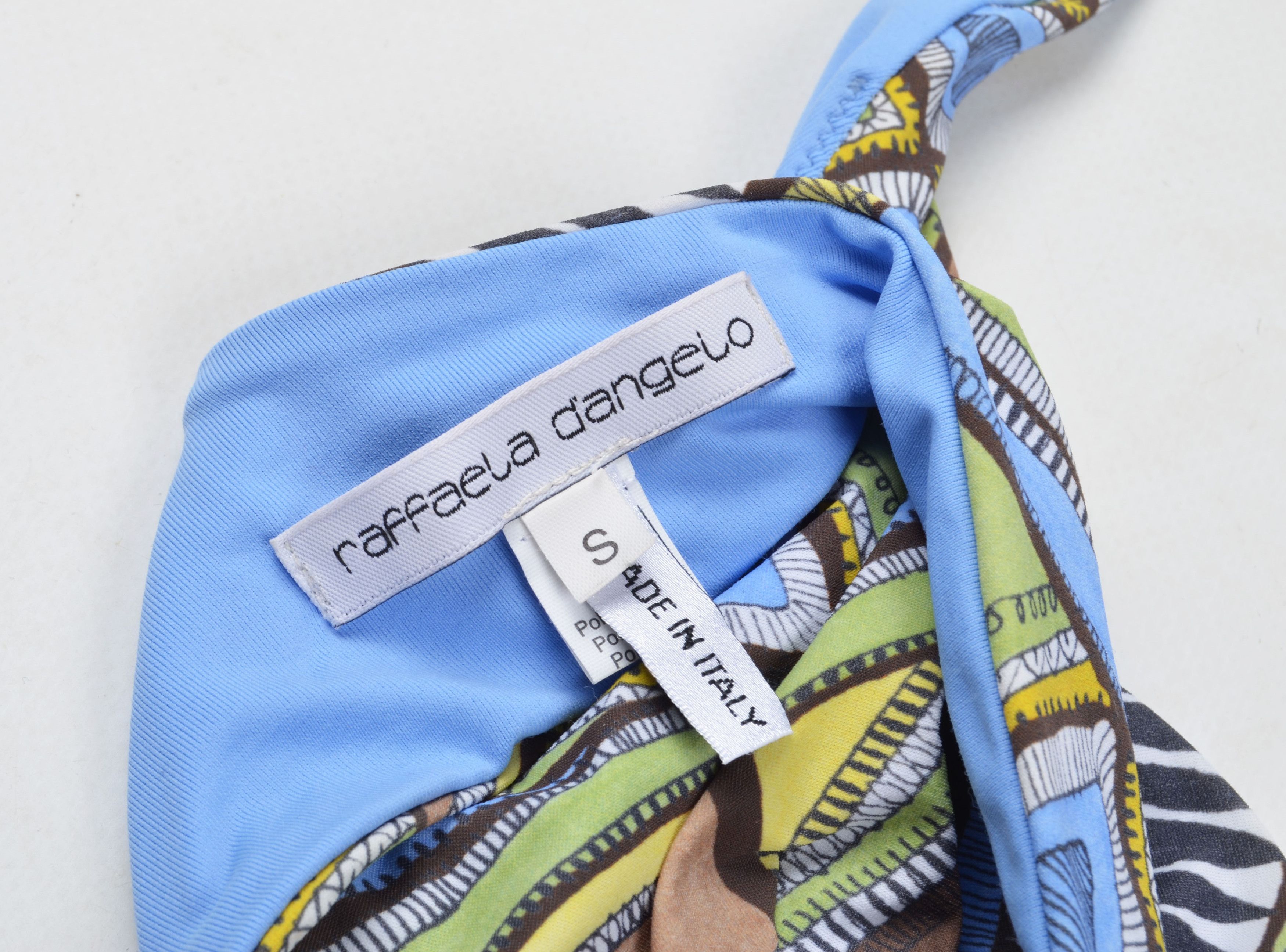 Designer Raffaela D'Angelo Multicolor Italian Bikini Set Size ONE SIZE - 9 Thumbnail
