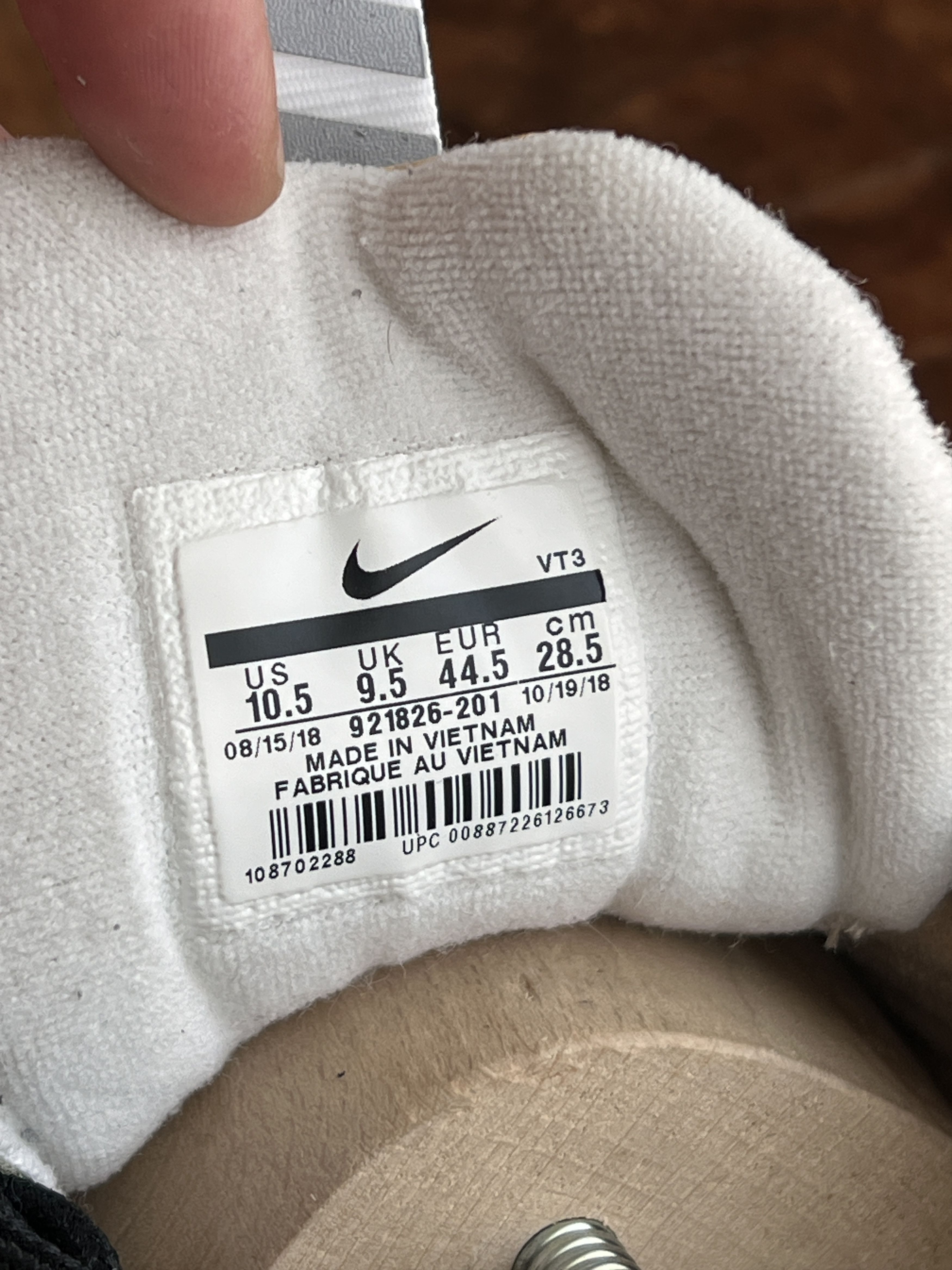 Nike Crazy! Nike Air Max 97 Barcode sneakers Elemental Gold shoes Size US 10.5 / EU 43-44 - 14 Thumbnail