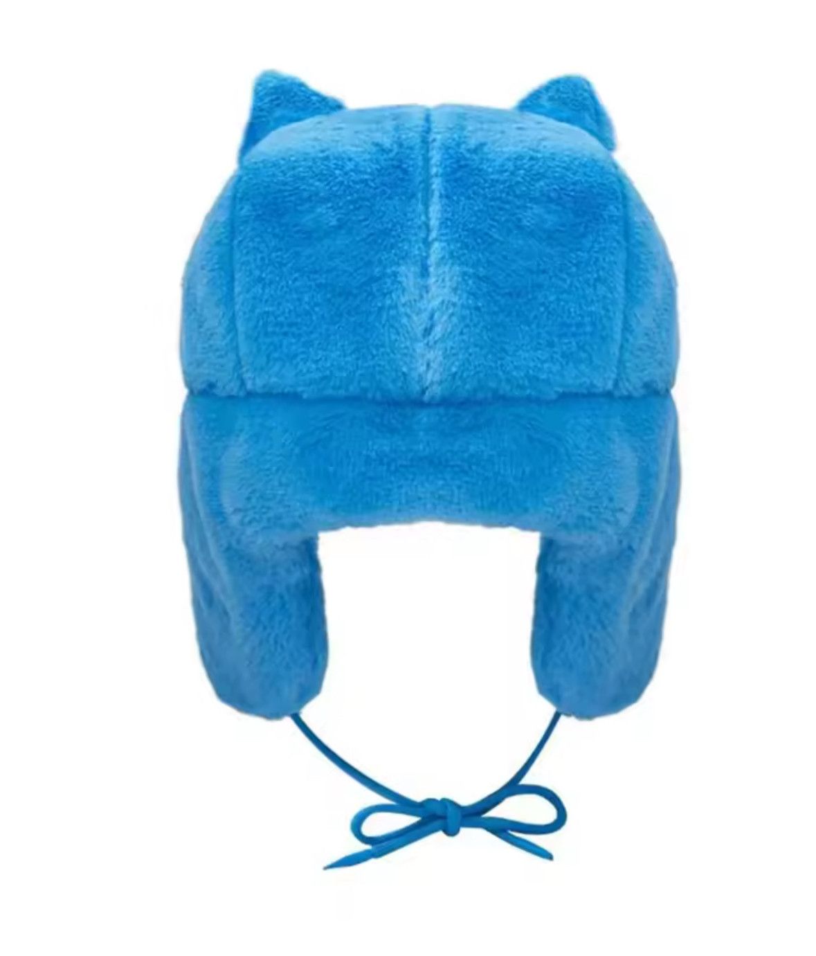 Japanese Brand Vintage Blue Cat Ushanka Autumn Winter Warm Hat Size ONE SIZE - 4 Thumbnail