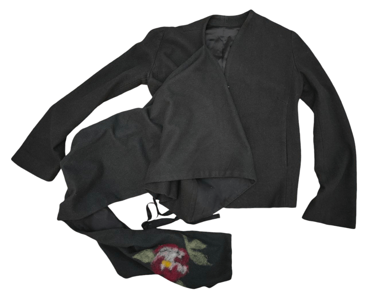 Japanese Brand Slygunstricker Reconstructed Wool Jacket Size S / US 4 / IT 40 - 6 Thumbnail