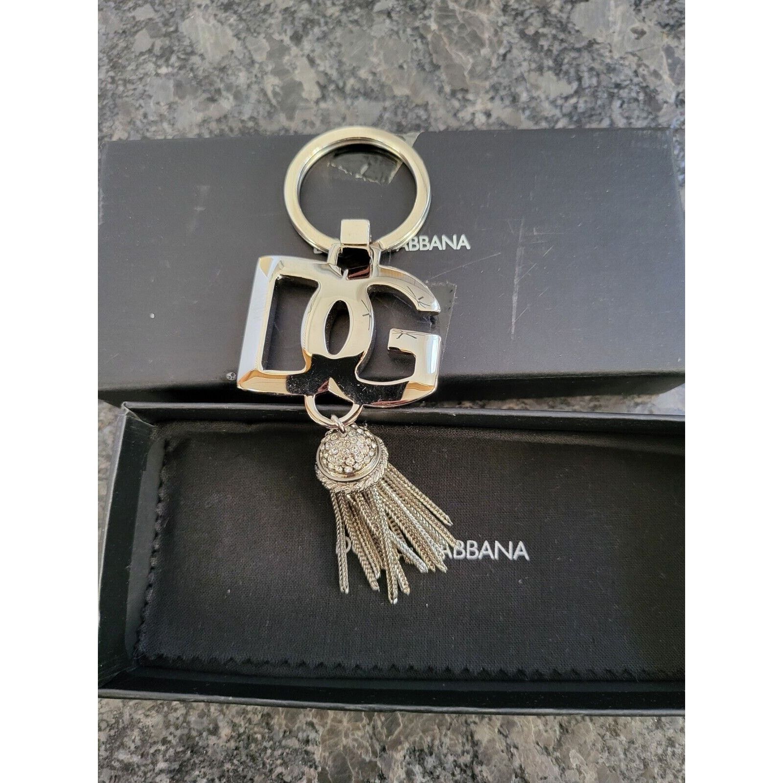 Dolce & Gabbana Dolce Gabbana Silver Keychain New With Flaws See Pictures Size ONE SIZE - 6 Thumbnail