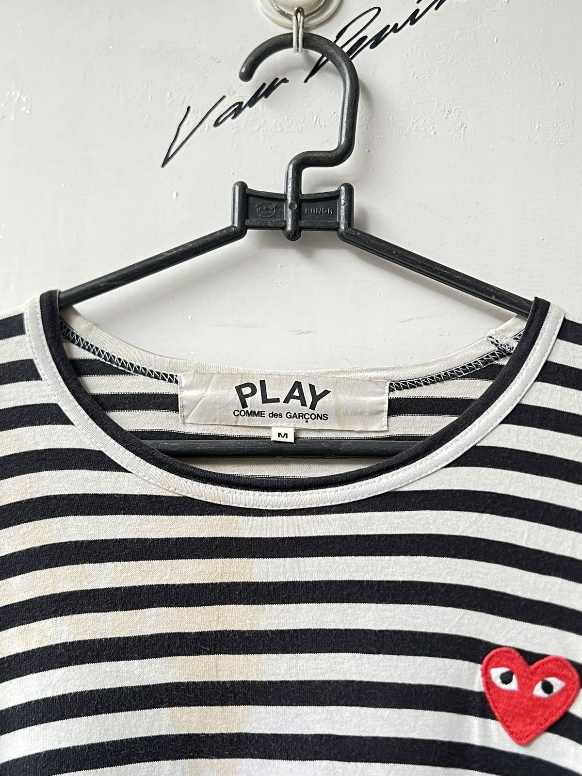 Comme des Garcons Comme Des Garcons Play Striped T-shirt Size US S / EU 44-46 / 1 - 5 Thumbnail