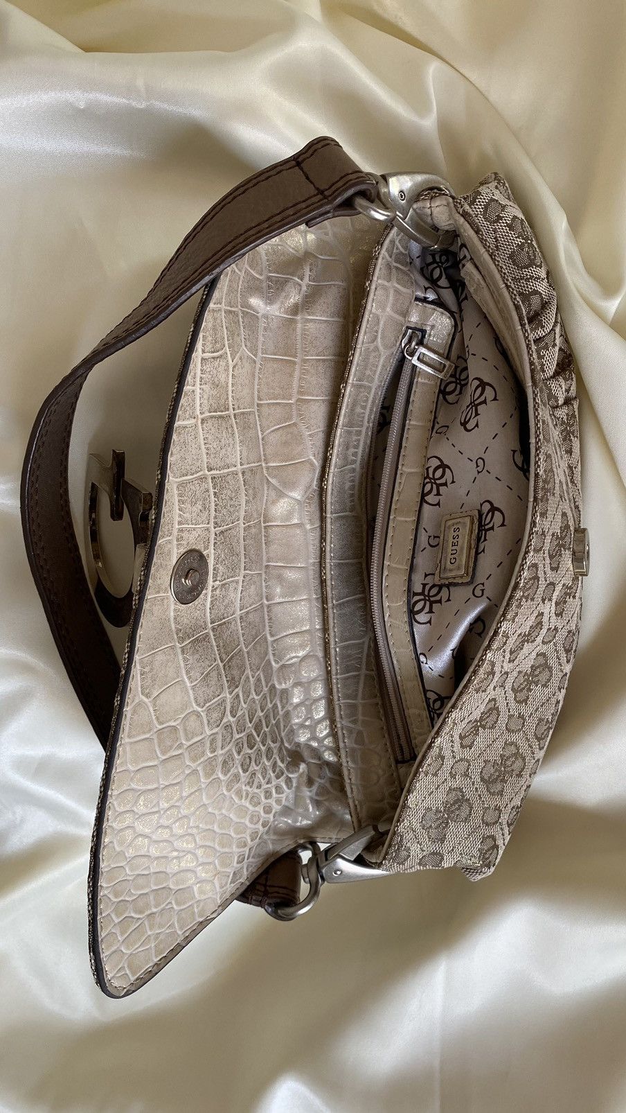 Guess Vintage guess beige shoulder bag Size ONE SIZE - 8 Thumbnail