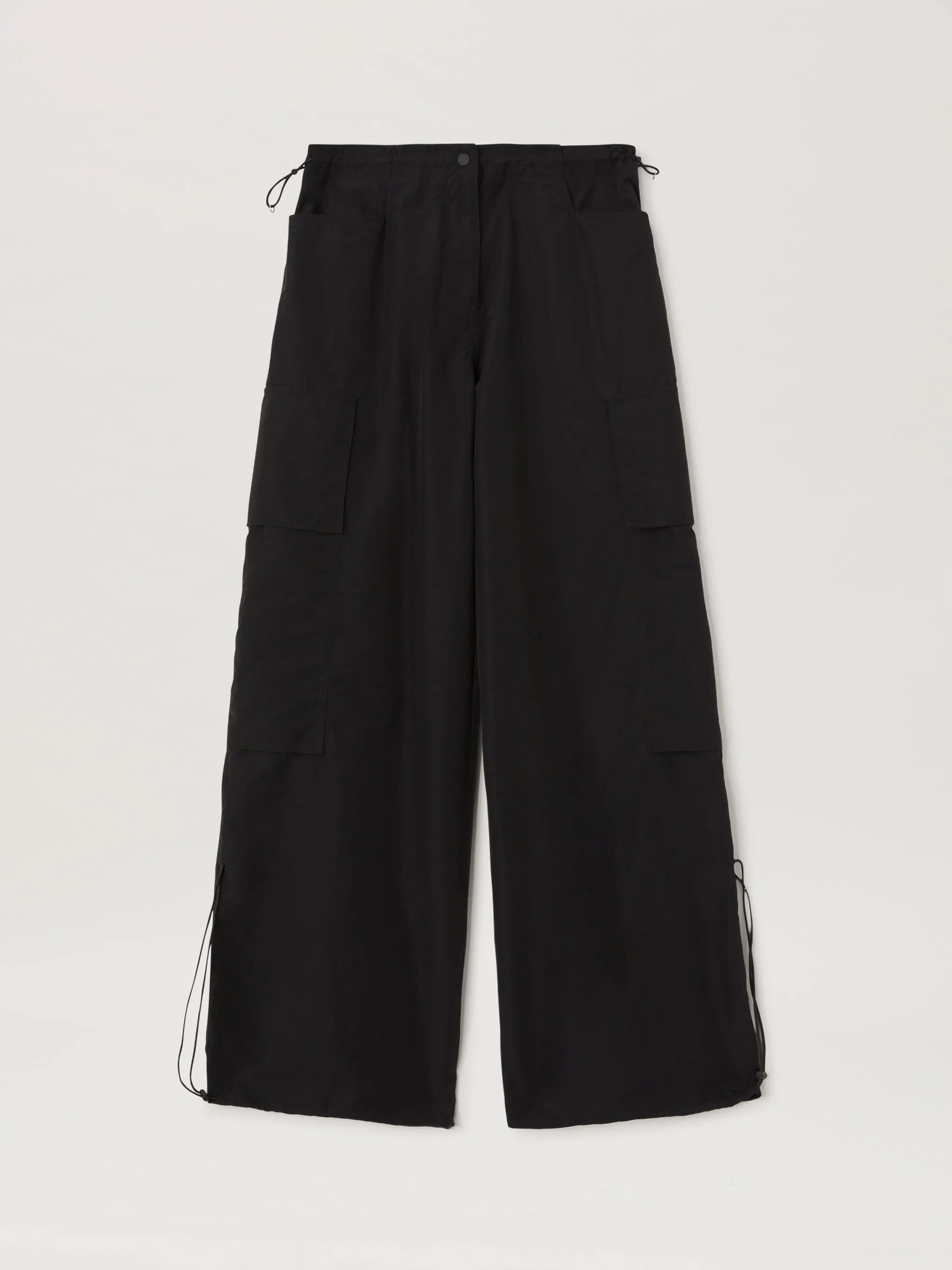Palm Angels o1s22i1n0824 Parachute Pants in Black Size 28" / US 6 / IT 42 - 1 Thumbnail