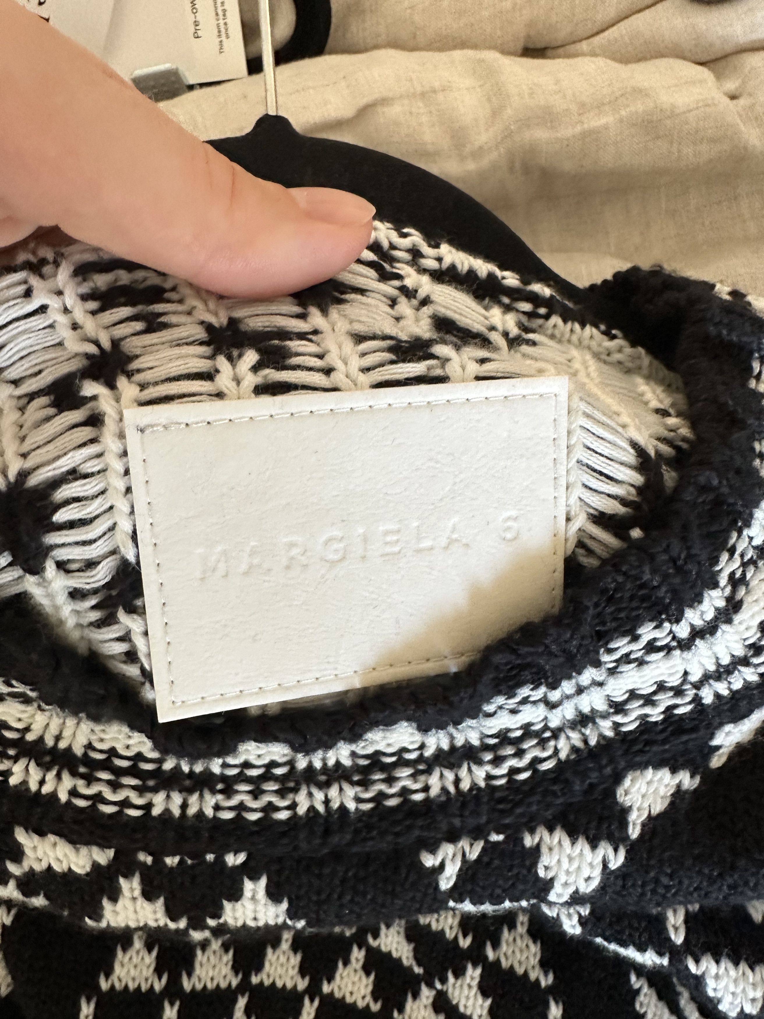 Maison Margiela Maison Margiela Jacquard Knit Sweater Size US XXL / EU 58 / 5 - 4 Thumbnail