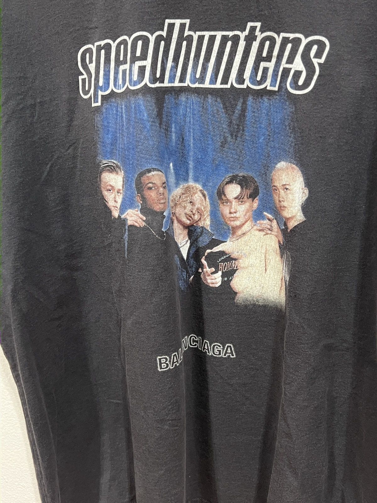 Balenciaga Balenciaga Speed Hunters Band Logo Tee Size US M / EU 48-50 / 2 - 2 Thumbnail