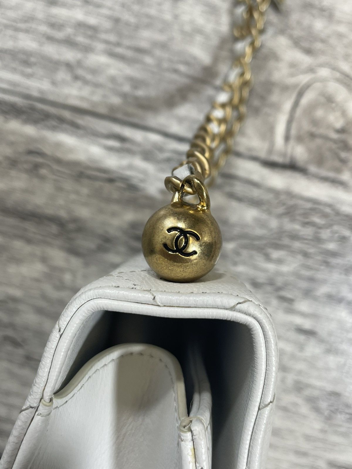 Chanel CHANEL Mini Shoulder Bag, Matelasse, Pearl Chain, Lambskin Size ONE SIZE - 11 Thumbnail
