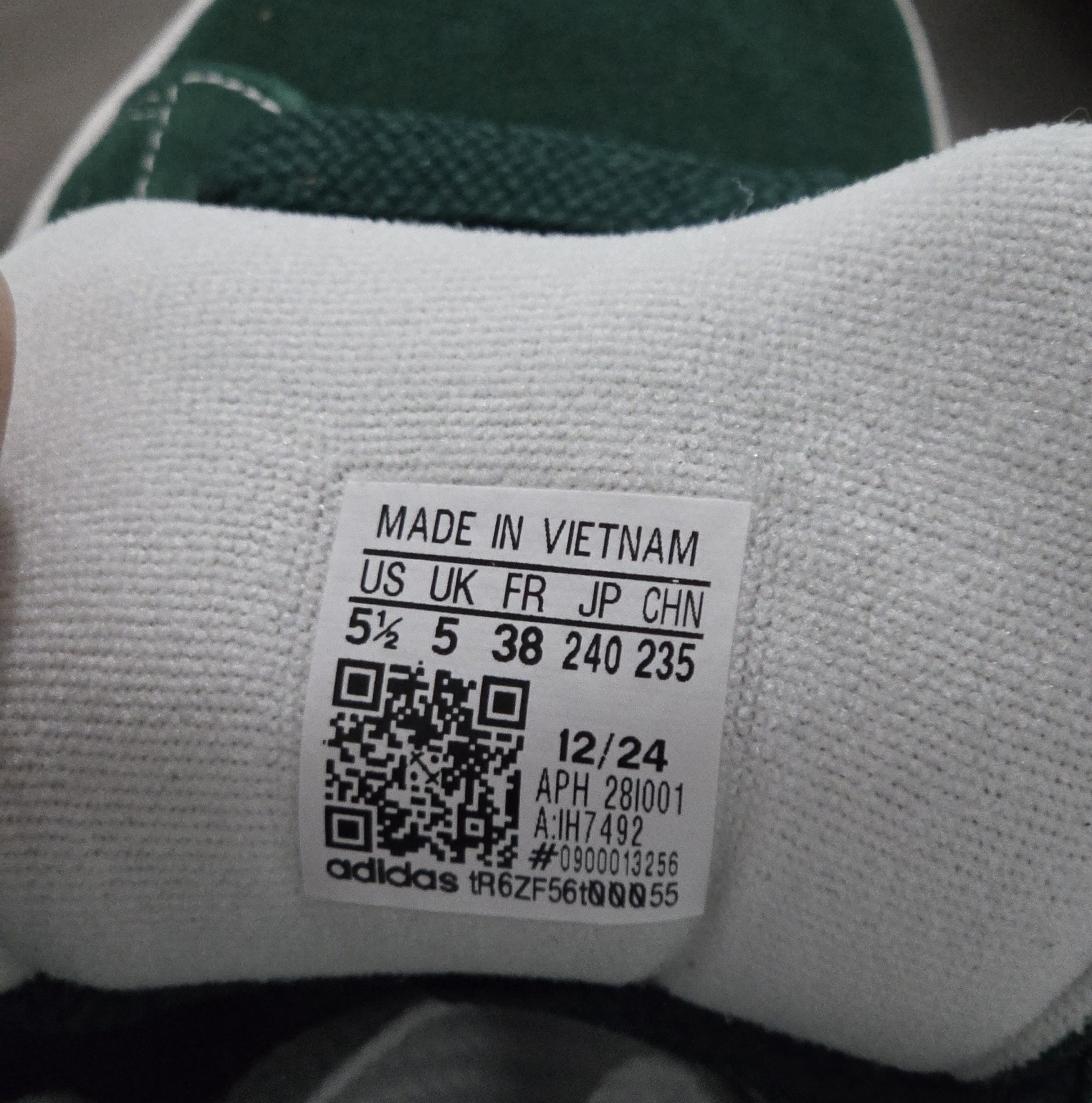 Adidas Adidas Campus 00s J IH7492 Dark Green White ,5.5 men 6.5 wmn Size US 5.5 / EU 38 - 18 Thumbnail
