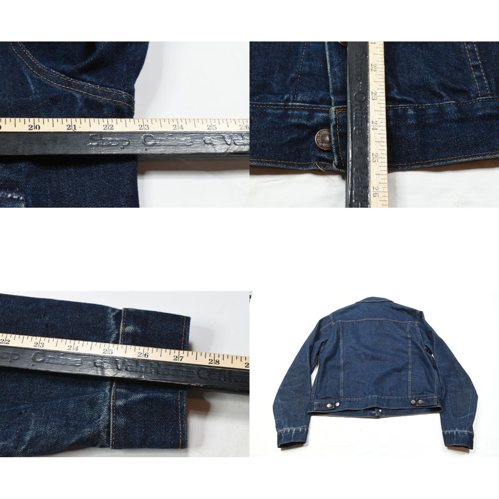 Wrangler Vintage Wrangler Jacket Mens 46 Blue Denim Trucker Button-Front 14oz USA Size US S / EU 44-46 / 1 - 8 Thumbnail