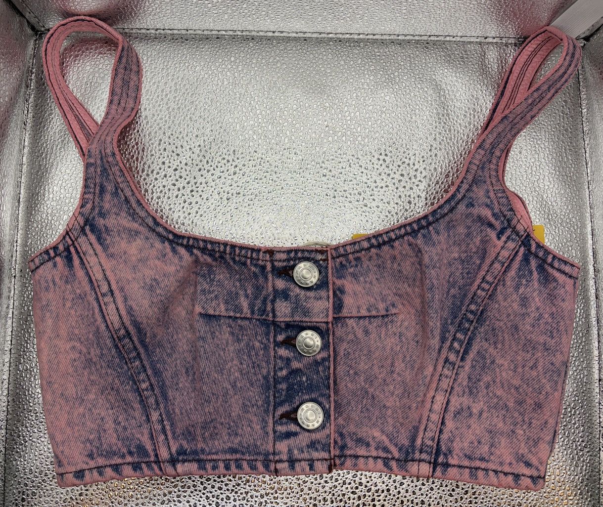 Marni Marni Pink Paneled Denim Tank top Size S / US 4 / IT 40 - 2 Thumbnail