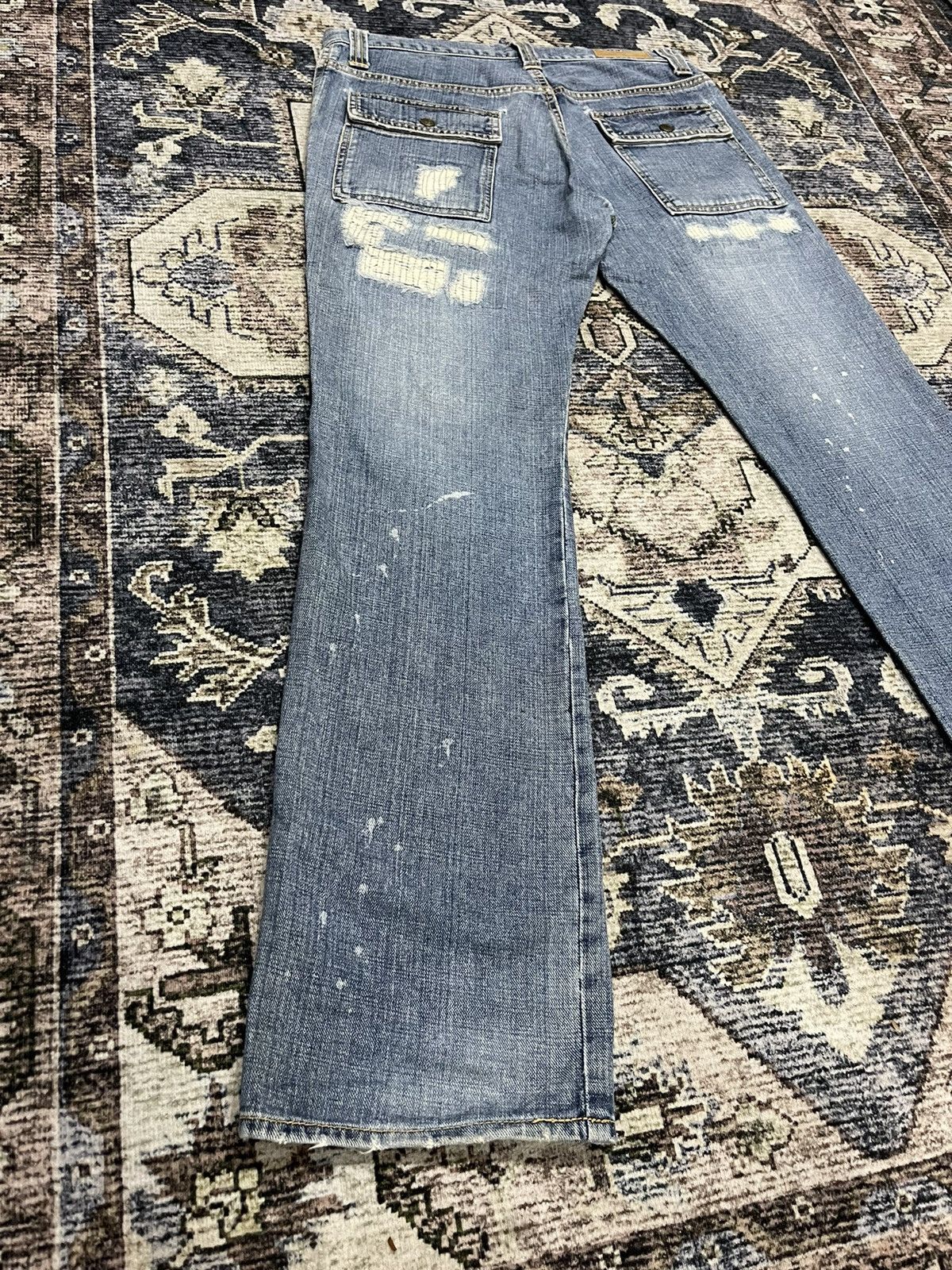 Boycott × If Six Was Nine × Vintage Vintage BOYCOTT Bush Pants Distressed Denim Pants Size US 33 - 11 Thumbnail