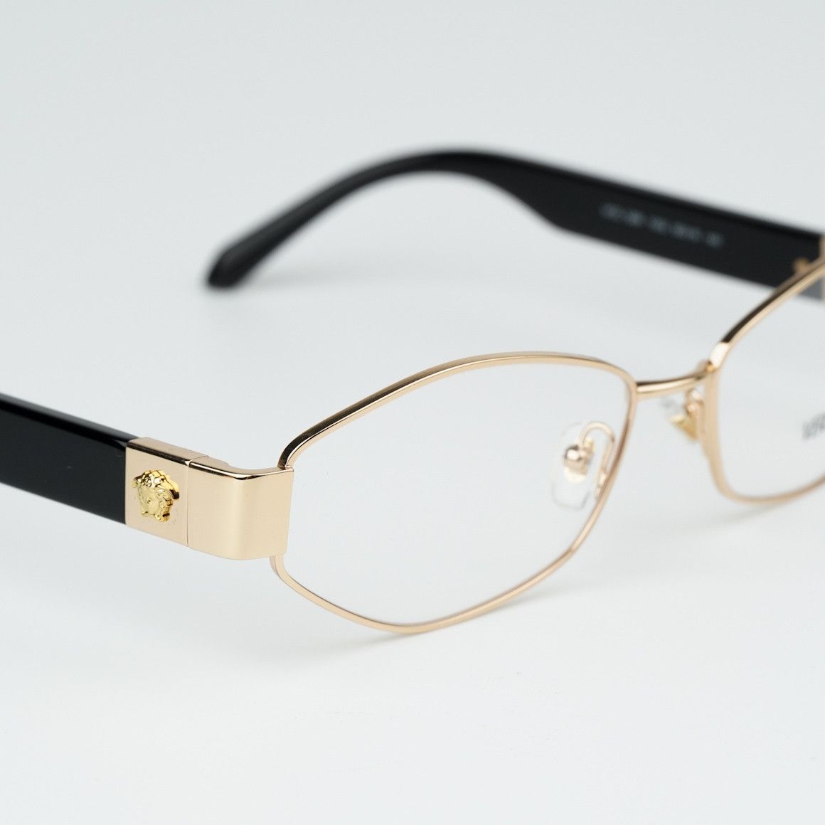 Versace NEW Versace VE1298 1002 Gold Oval Unisex Eyeglasses VE 1298 Size ONE SIZE - 6 Thumbnail
