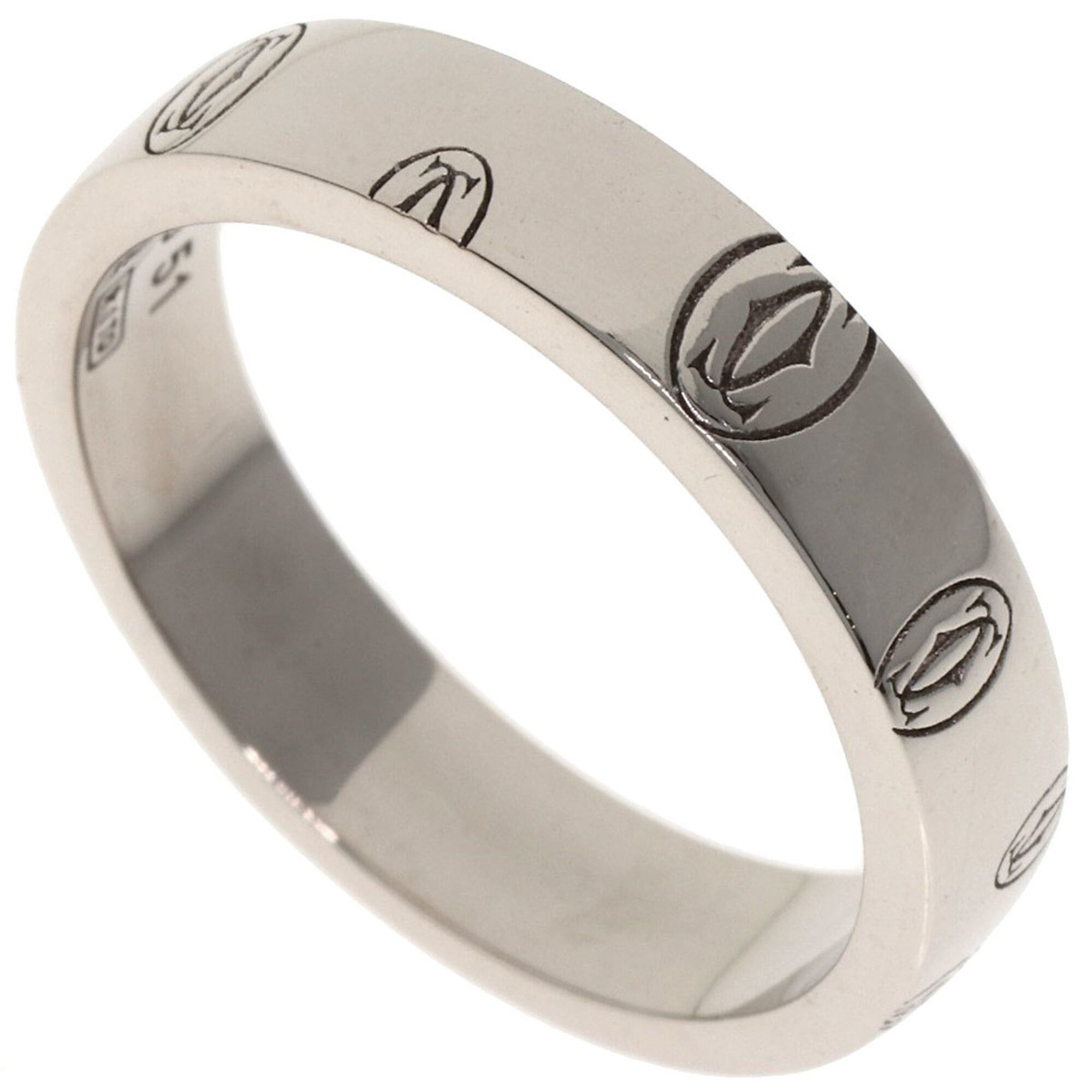 Cartier Cartier Happy Birthday #51 Ring, 18K White Gold, Women's, CARTIER Size ONE SIZE - 1 Thumbnail