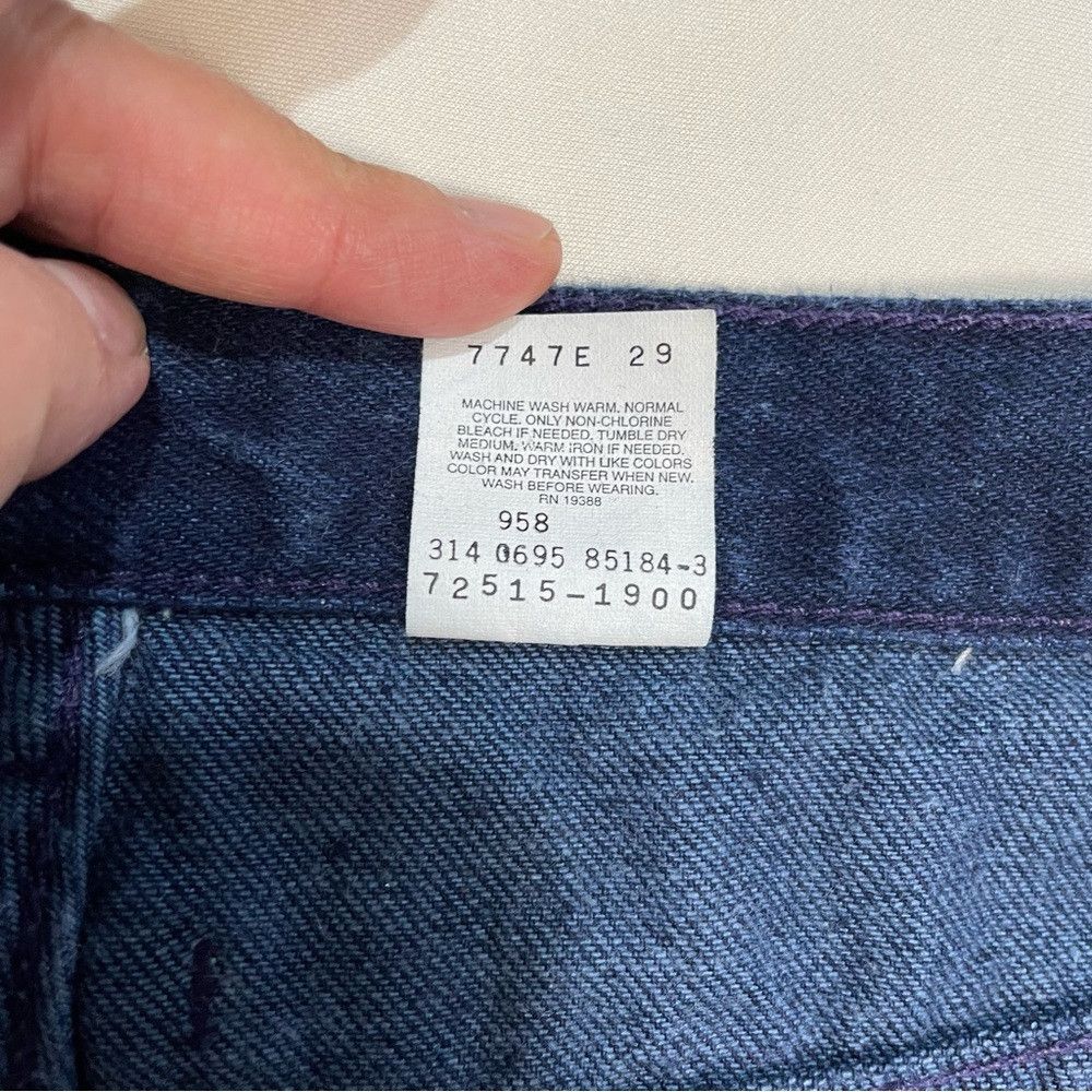 Other Vintage Brittania Pleated Front Jeans Size 31 Size 31" - 4 Thumbnail