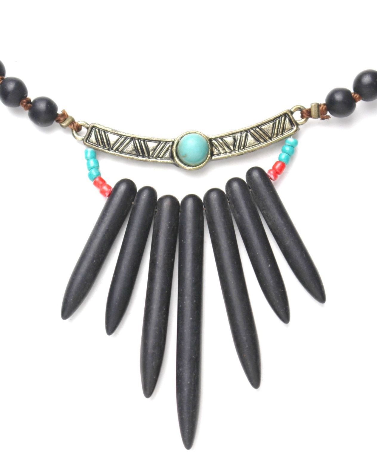 If Six Was Nine 2000S JAPANESE MADE NAVAJO TRIBAL BONE SPIKE NECKLACE Size ONE SIZE - 2 Thumbnail