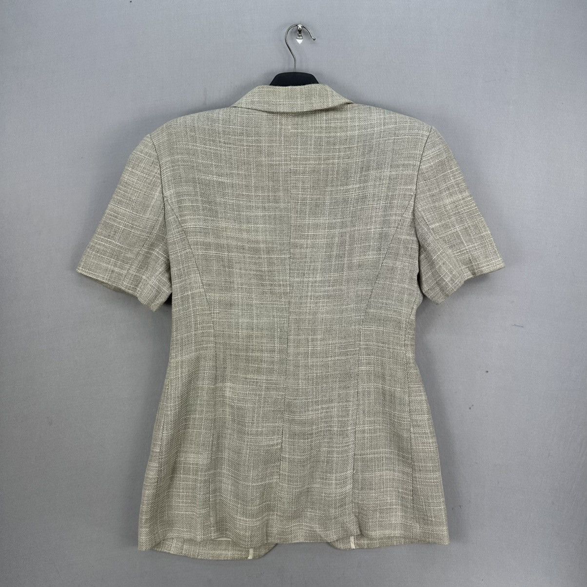 George Vintage 90's Georges Rech Paris Women Shortsleeve Blazer Size S / US 4 / IT 40 - 4 Thumbnail