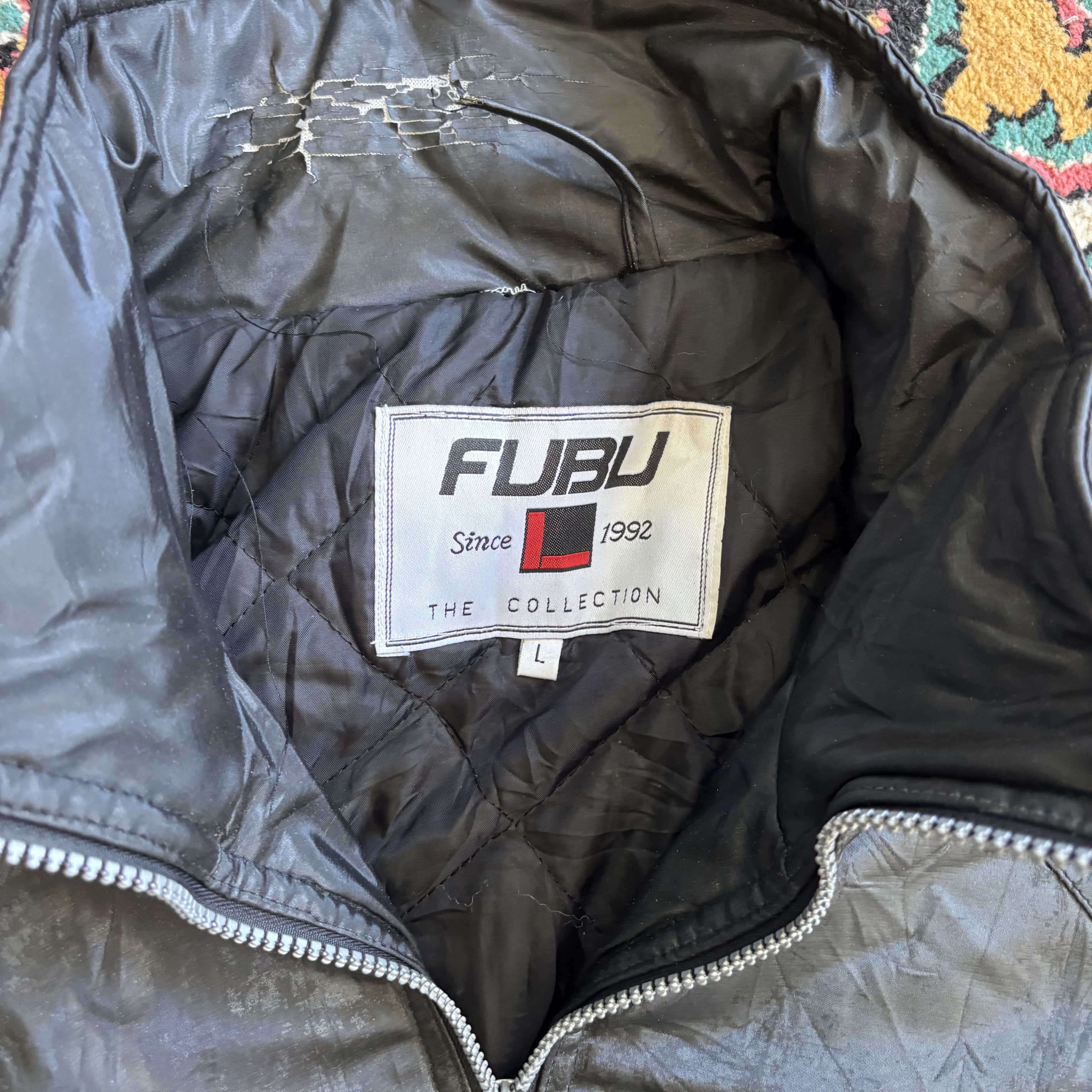 Fubu Vintage FUBU Black Racing Jacket Size US L / EU 52-54 / 3 - 2 Thumbnail