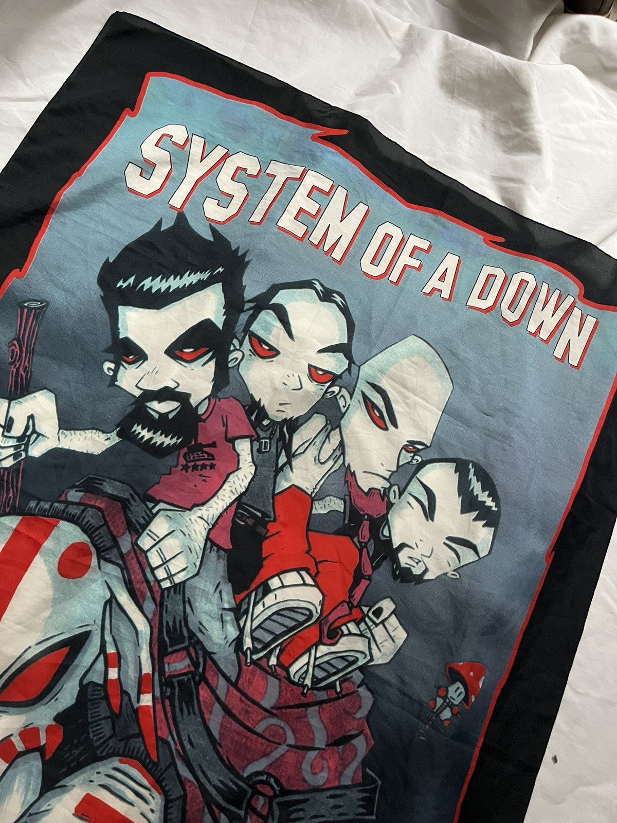 Vintage Vintage 2002 System of a Down Shawl / Scarf Size ONE SIZE - 2 Thumbnail
