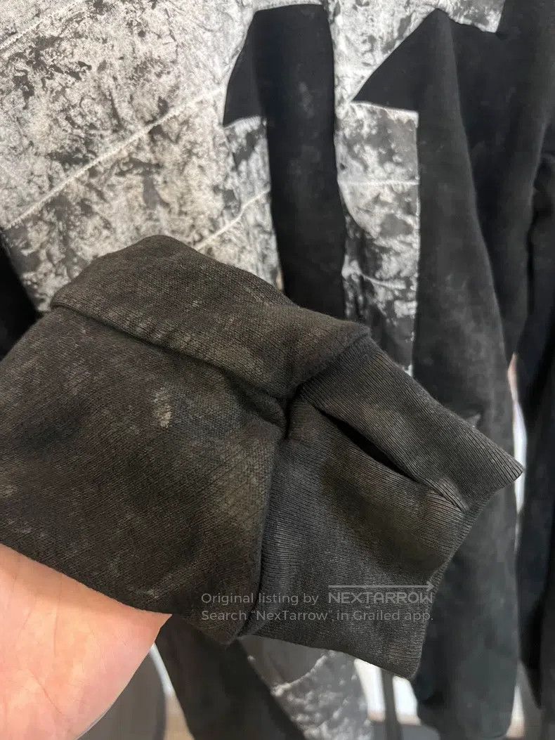 Boris Bidjan Saberi Boris Bidjan Saberi Inkjet dyed patchwork crew neck long-s Size US L / EU 52-54 / 3 - 4 Thumbnail