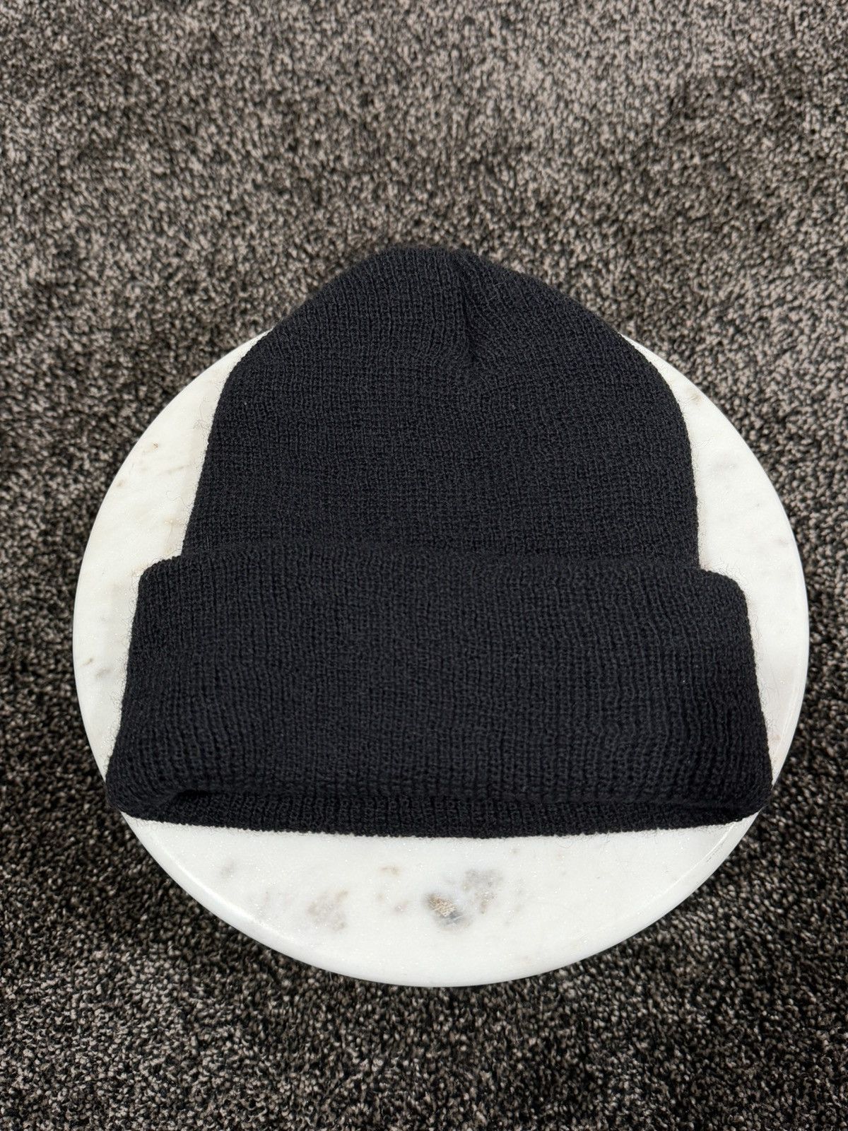Chrome Hearts Chrome Hearts Horseshoe Logo Black Knit Beanie Hat Size ONE SIZE - 6 Thumbnail