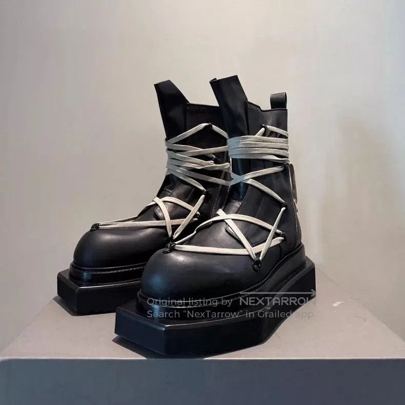 Rick Owens black lace. Size US 10 / EU 43 - 2 Thumbnail