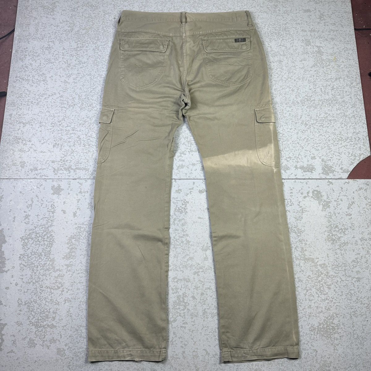 7 For All Mankind 7 For All Mankind Vintage Y2K Cargo Pant Size US 37 - 3 Thumbnail